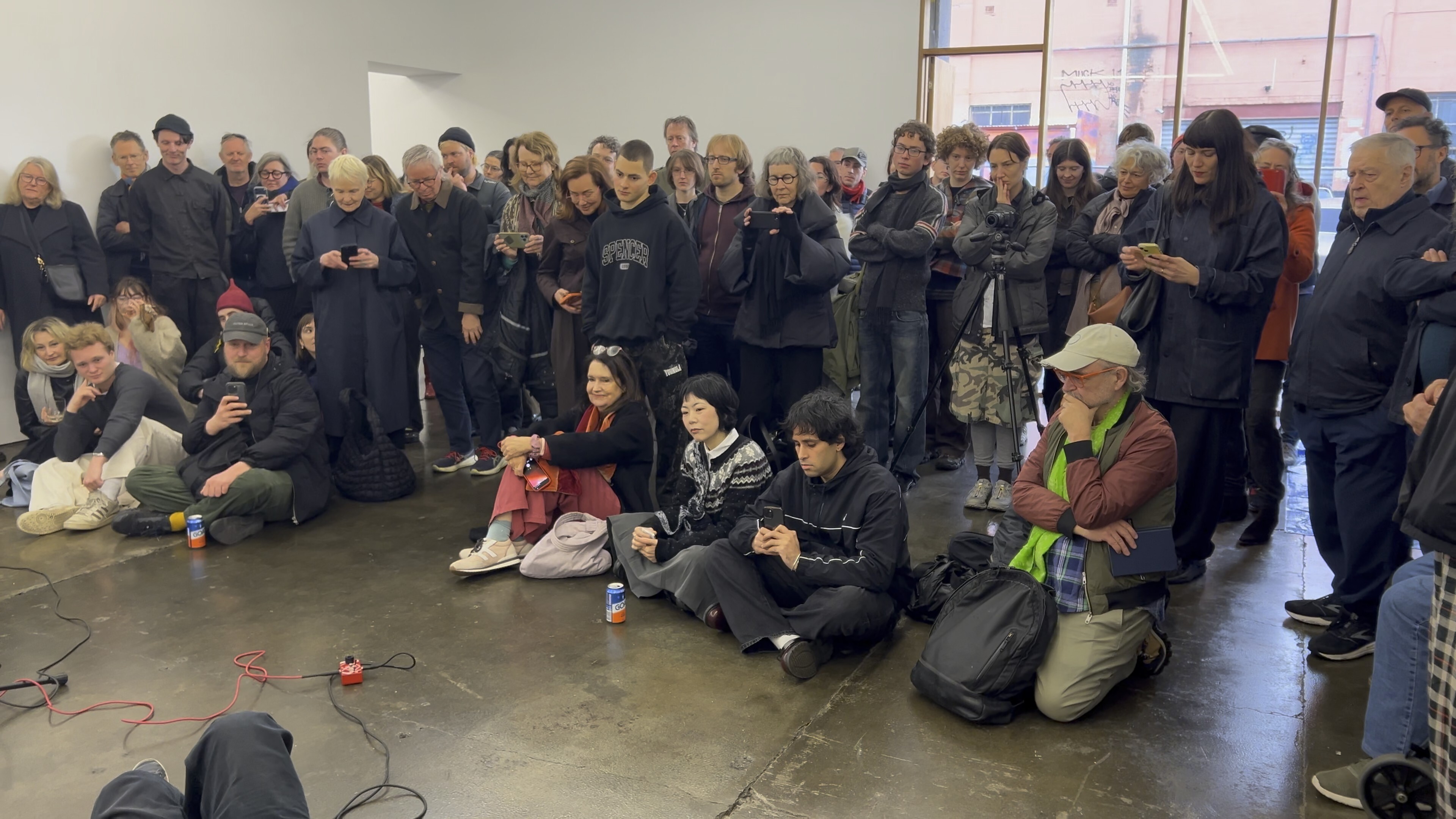 <p>A Constructed World, <em>Devil Electricity 03</em>, 2026, performance, with Pheno, Eliose Mignon, Michele Robecchi, Masato Takasaka, Jon Campbell, Ruby Lowe, Justin Clemens, Una Clemens, Hayden Stuart and more… Courtesy of the artist and Roslyn Oxley9 Gallery, Sydney, Haydens Gallery, Melbourne.</p>