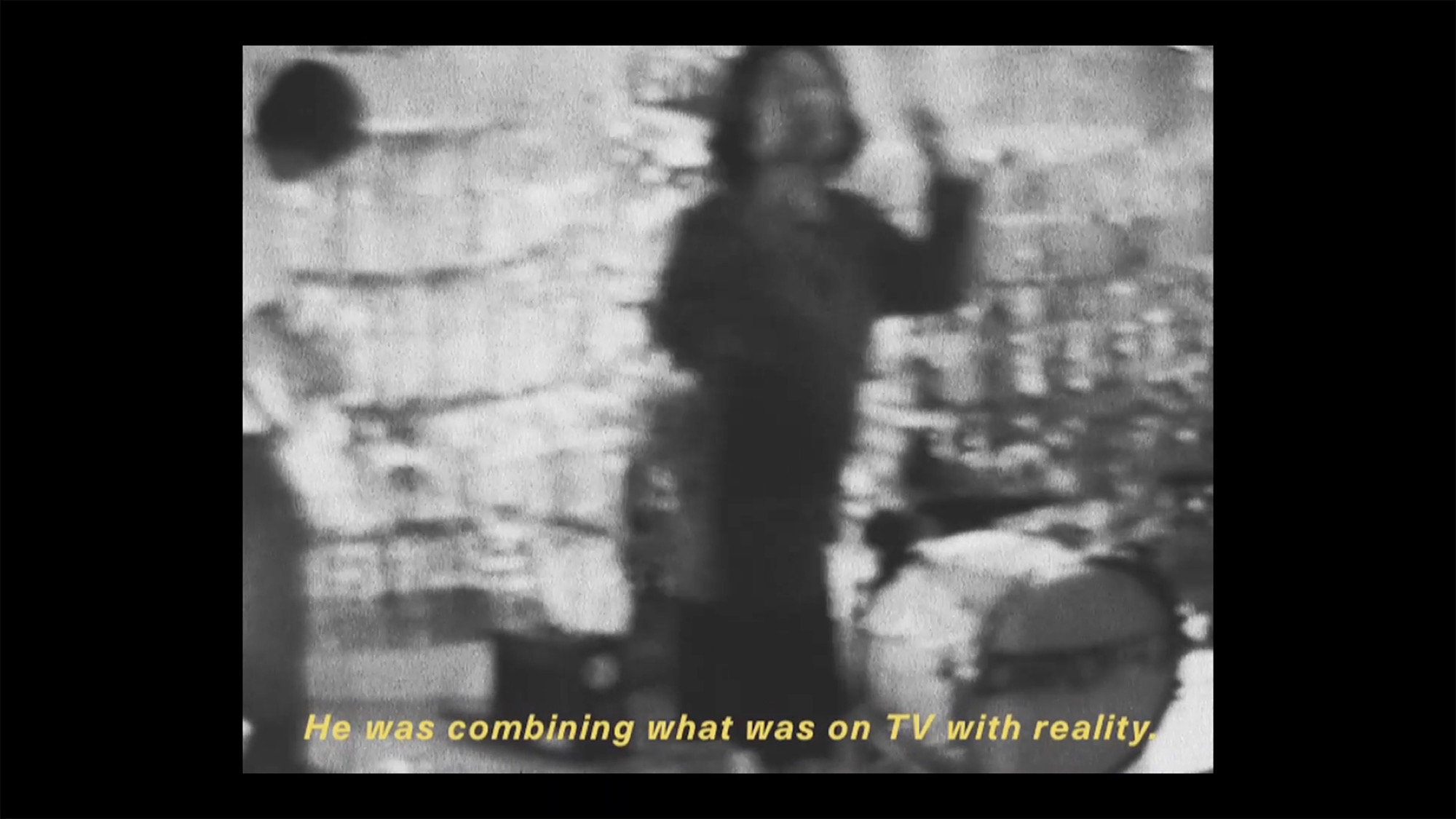 Miko Revereza, DROGA! Super 8, B & W, 8:00min. Courtesy BLINDSIDE.