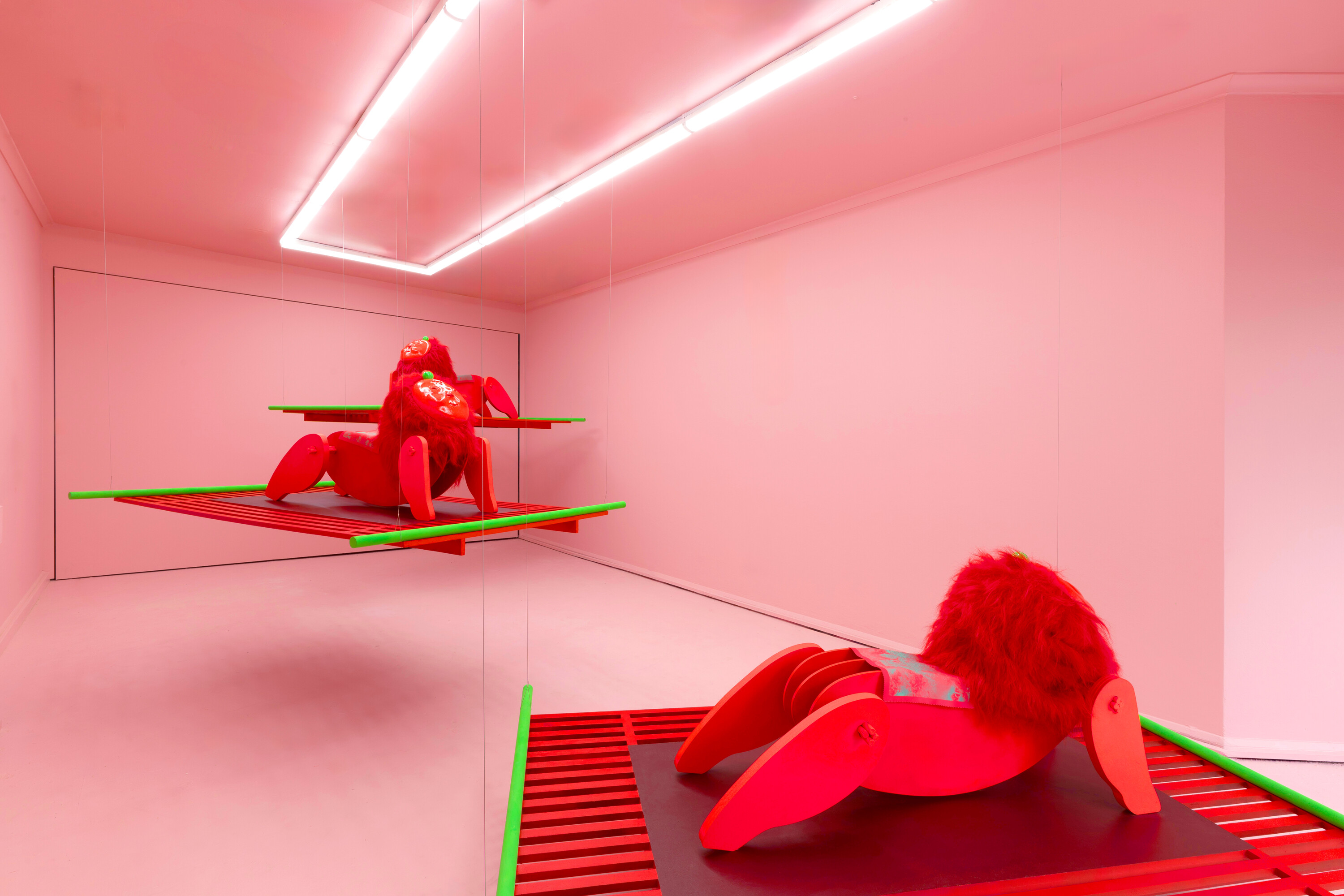 <p>Installation view of Agus Wijaya, <em>’~/alovelettertokala’, </em>2025, mixed media installation, dimensions variable, Passage Gallery. Photo: Jessica Maurer. </p>