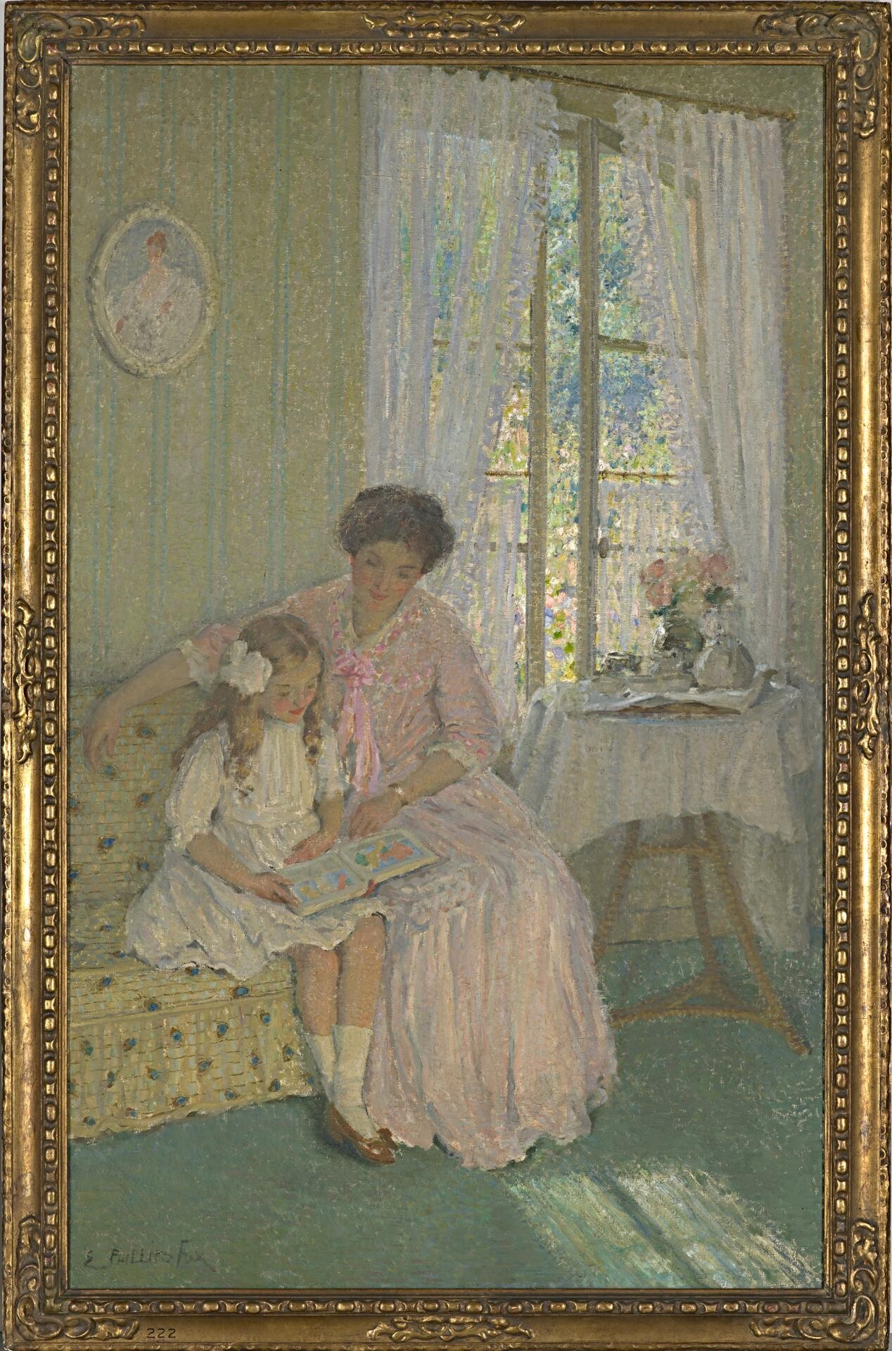 <p>E. Phillips Fox, The Lesson, 1912, oil on canvas, 183.6 × 112.6 cm, National Gallery of Victoria.</p>