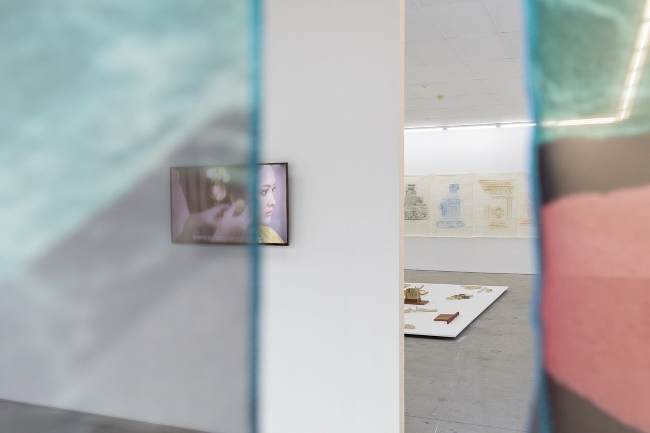<p>Leyla Stevens, <em>A Temple in Three Acts</em>, 2026, installation view, Gertrude Contemporary, Naarm Melbourne, image courtesy of the artist and Gertrude © the artist. Photograph: Christian Capurro</p>