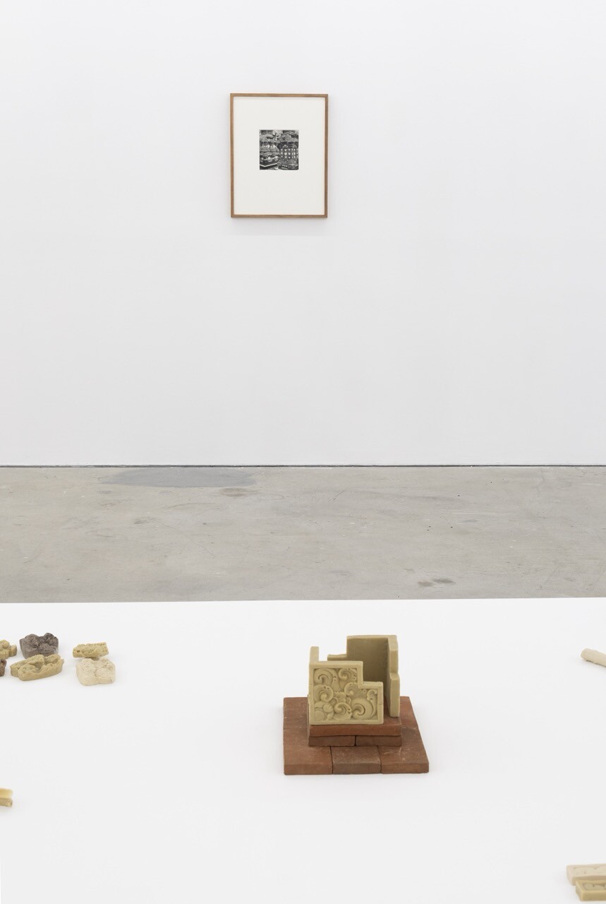 <p>Leyla Stevens, <em>Untitled 3</em>, 2026, silver gelatin print; <em>Pura Taman Sari I </em>(detail), beeswax, damar resin, limestone, terracotta brick, 2026, installation view, <em>A Temple in Three Acts</em>, Gertrude Contemporary, Naarm Melbourne, 2026, image courtesy of the artist and Gertrude © the artist. Photograph: Christian Capurro</p>