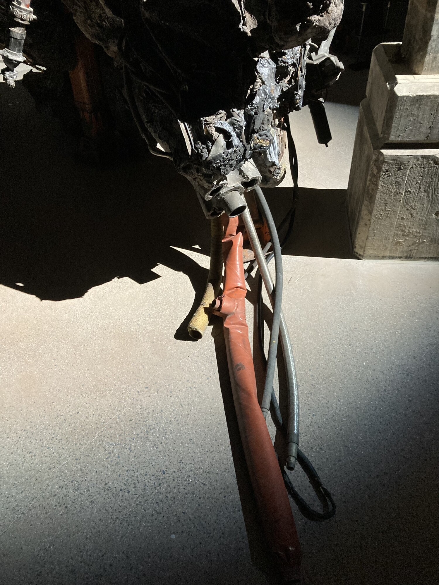 Installation view of Adrian Villar Rojas, <em>The End of Imagination</em>, 2022 in the Tank at the Art Gallery of New South Wales © Adrian Villar Rojas, photo by Tom Melick
