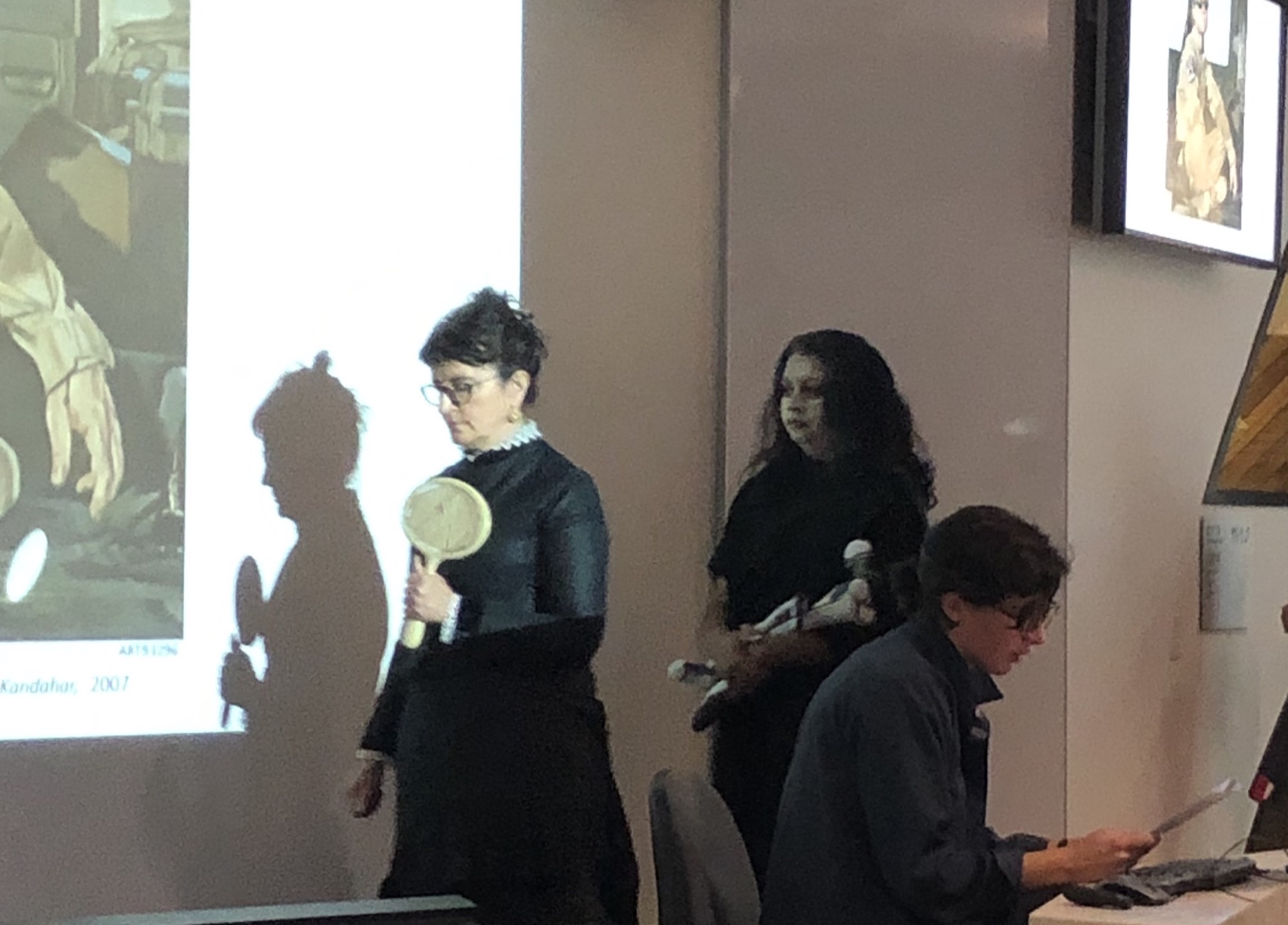 Speaker: Chelsea Hopper, <em>Art in Conflict: The Politics of Compromise and Complicity in Contemporary Art about War and Political Violence</em>. Artwork: Maree Clarke, wãni LeFère and Megan Evans, <em>colonise/decolonise</em>.
