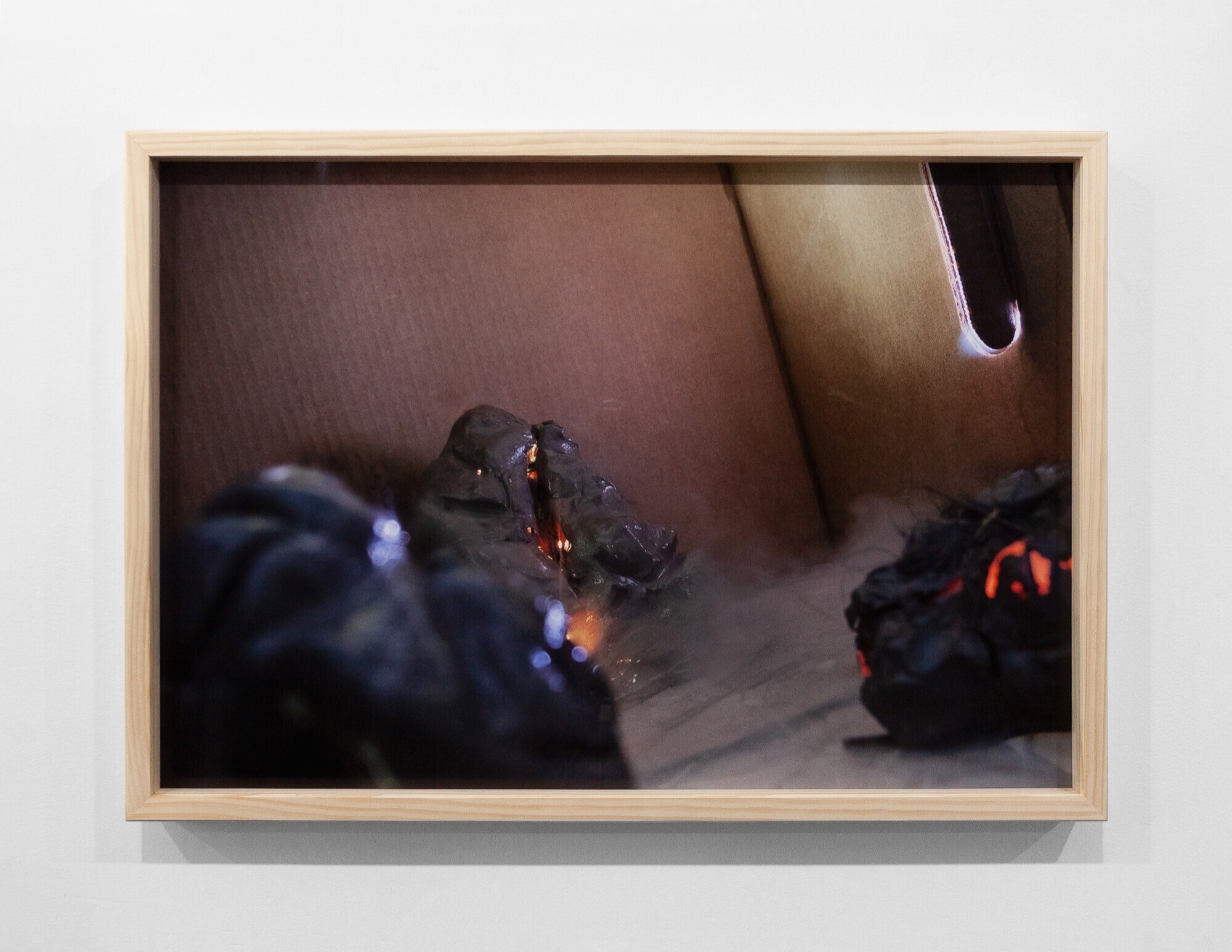 <p>Helena Tan, <em>Fluff but it’s still life (ii), </em>2026. Archival pigment print, wood, glass. 75 x 95 x 4 cm, ed 1/3 +1 ap. Photo courtesy of the artist and Animal House Fine Arts.</p>
