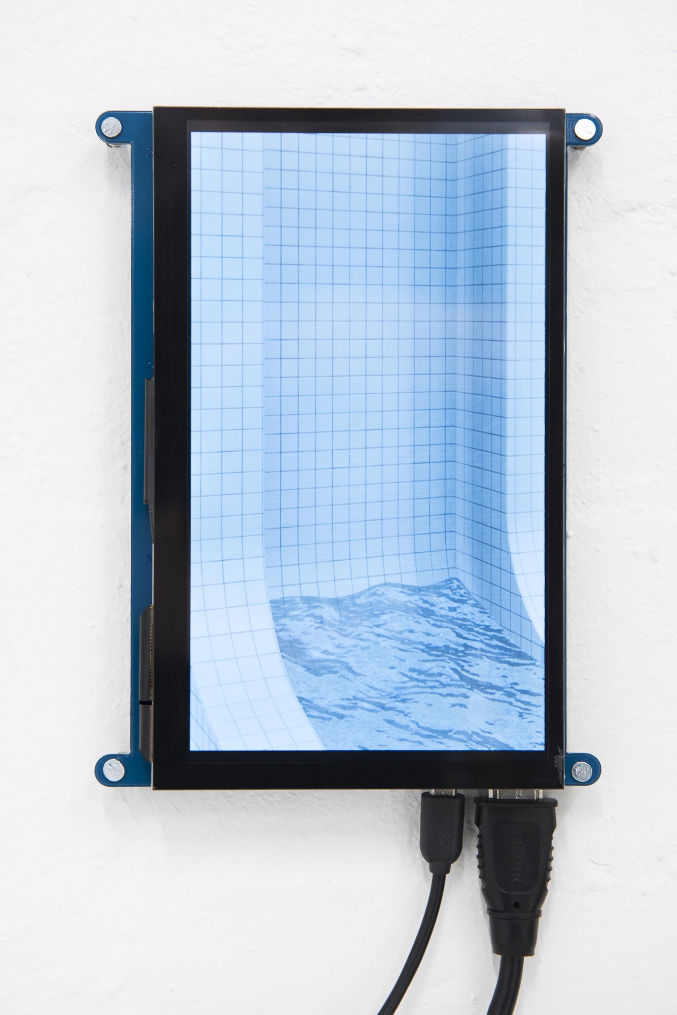 Alex Hobba, <em>Piss Trough Spillway</em>, 2020, video render, perpetual, dimensions variable.