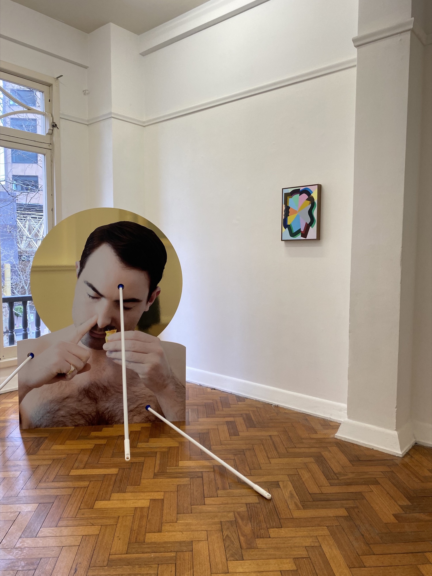 Installation image, Sarah Scout Presents, Melbourne. L-R: Jake Preval, Bryan Spier. Image: Amelia Winata