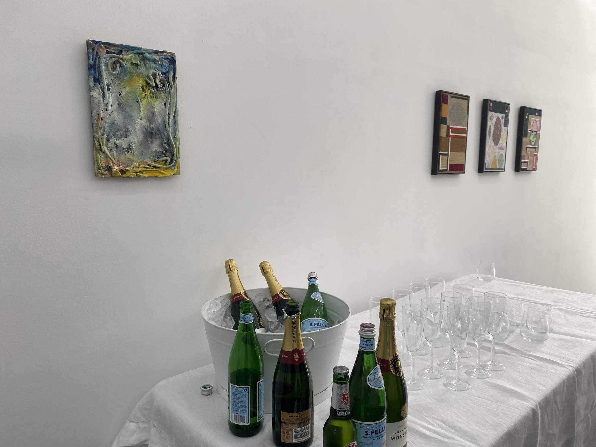 The LON festivities begin. Wednesday 12pm. L-R, Dord Burrough, Sarah CrowEST. Image: Amelia Winata