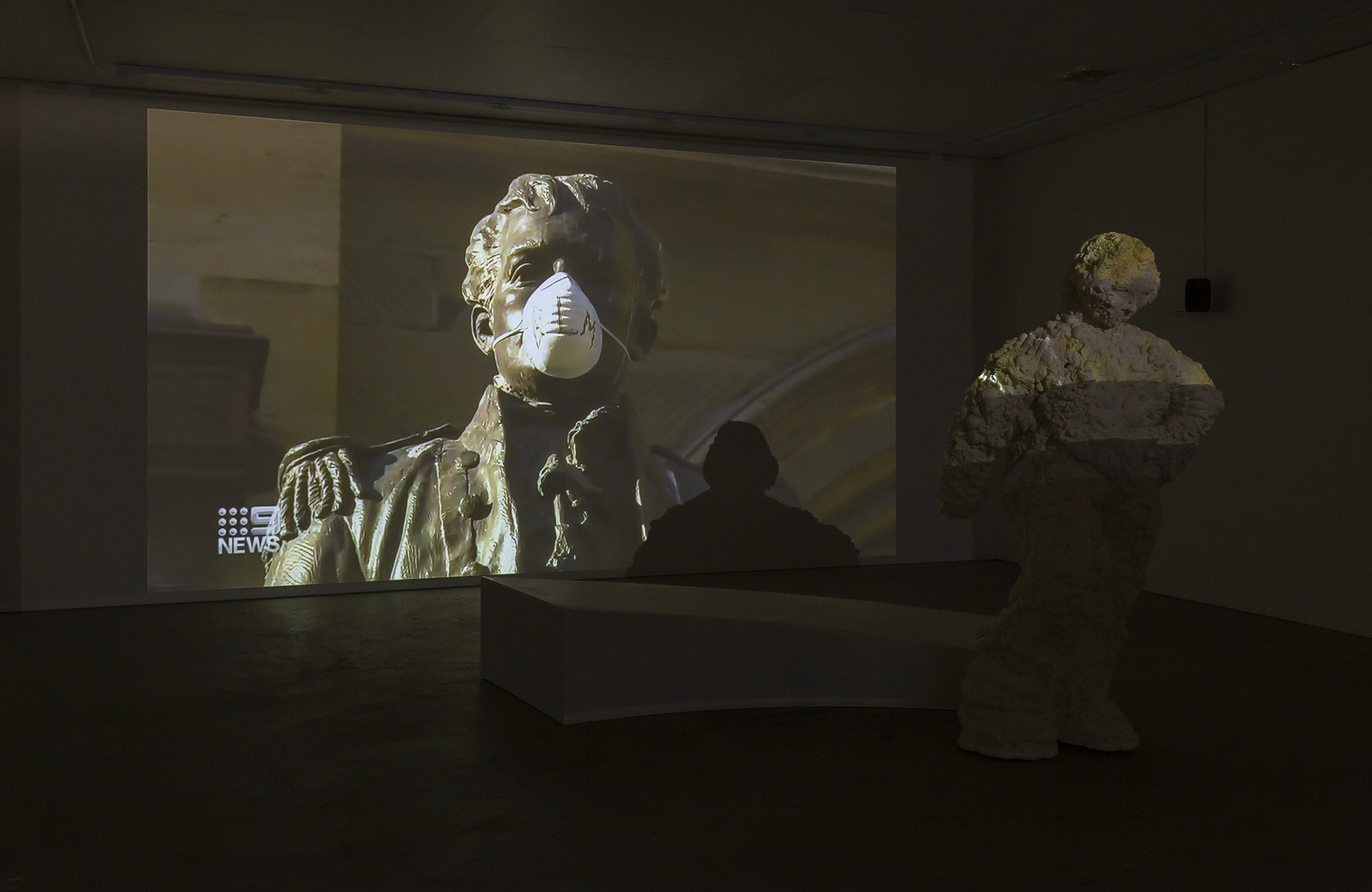 Installation view of Monumental, Amrita Hepi, 2021, Gertrude Contemporary. Photo: Christian Capurro