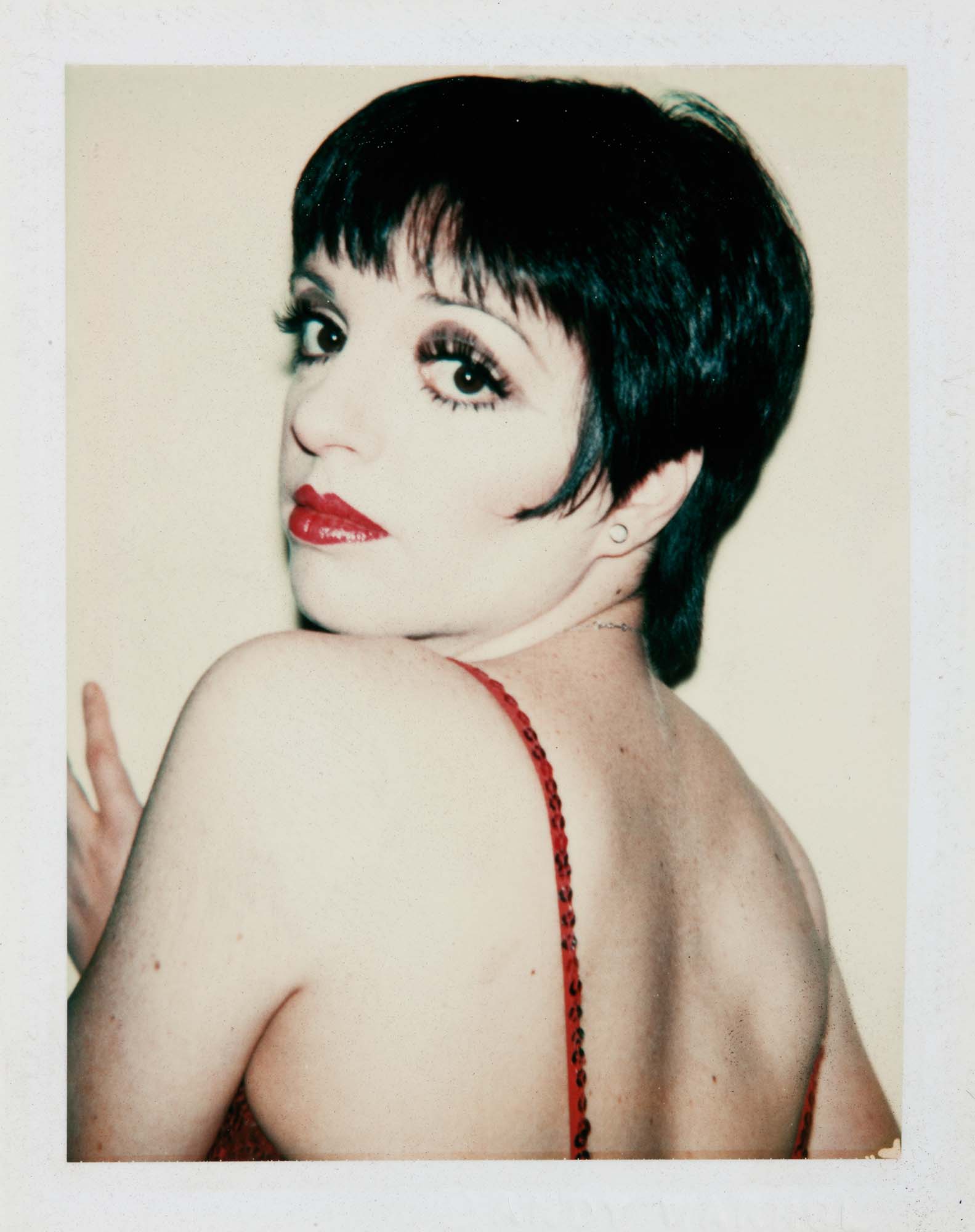 Andy Warhol, born Pittsburgh, Pennsylvania, United States 1928, died New York, United States 1987, <em>Liza Minnelli</em>, 1978, New York, PolaroidTM Polacolor Type 108, 9.5 x 7.3 cm (image), 10.8 x 8.5 cm (sheet); V.B.F. Young Bequest Fund 2012, Art Gallery of South Australia, Adelaide, © Andy Warhol Foundation for the Visual Arts, Inc. ARS/Copyright Agency