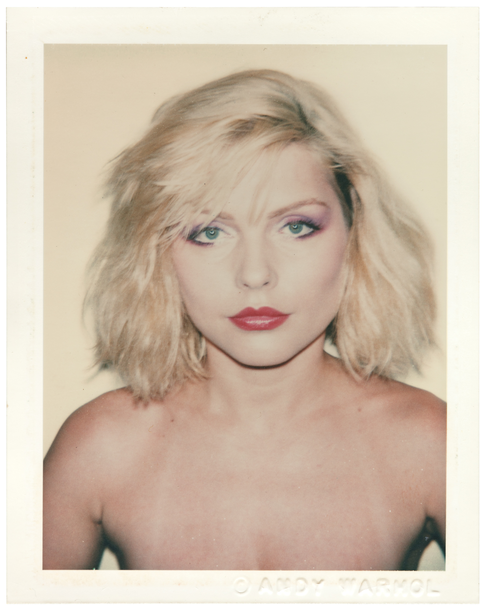 Andy Warhol, born Pittsburgh, Pennsylvania 1928, died New York City, New York 1987, <em>Debbie Harry</em>, 1980, New York, PolaroidTM Polacolor Type 108, 10.8 x 8.6 cm (sheet), 9.7 x 7.3 (image); V.B. F. Young Bequest Fund and d’Auvergne Boxall Bequest Fund 2018, Art Gallery of South Australia, Adelaide, © Andy Warhol Foundation for the Visual Arts, Inc. ARS/Copyright Agency