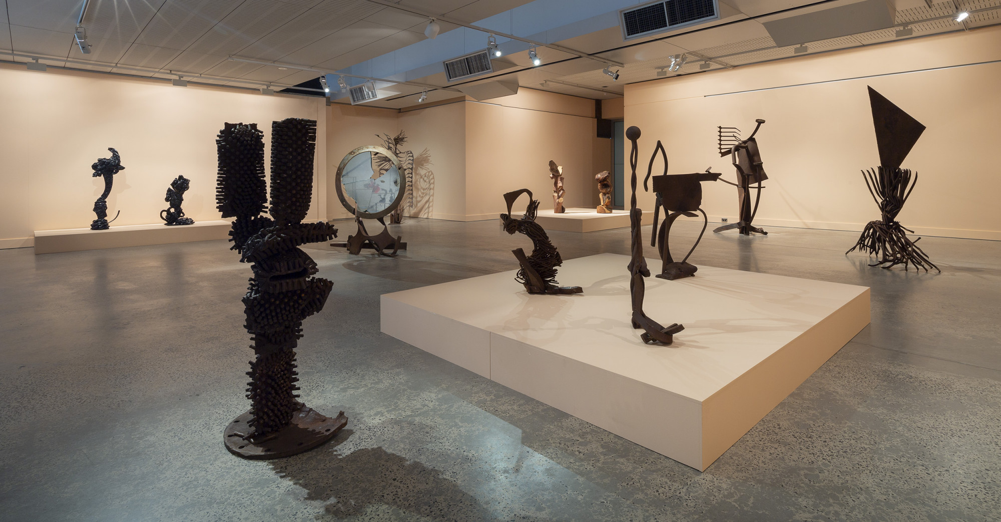 Installation view of Erwin Fabian, <em>Inside Out: Space and Process</em>, 2020, Courtesy McClelland Sculpture Park + Gallery. Photo: Christian Capurro