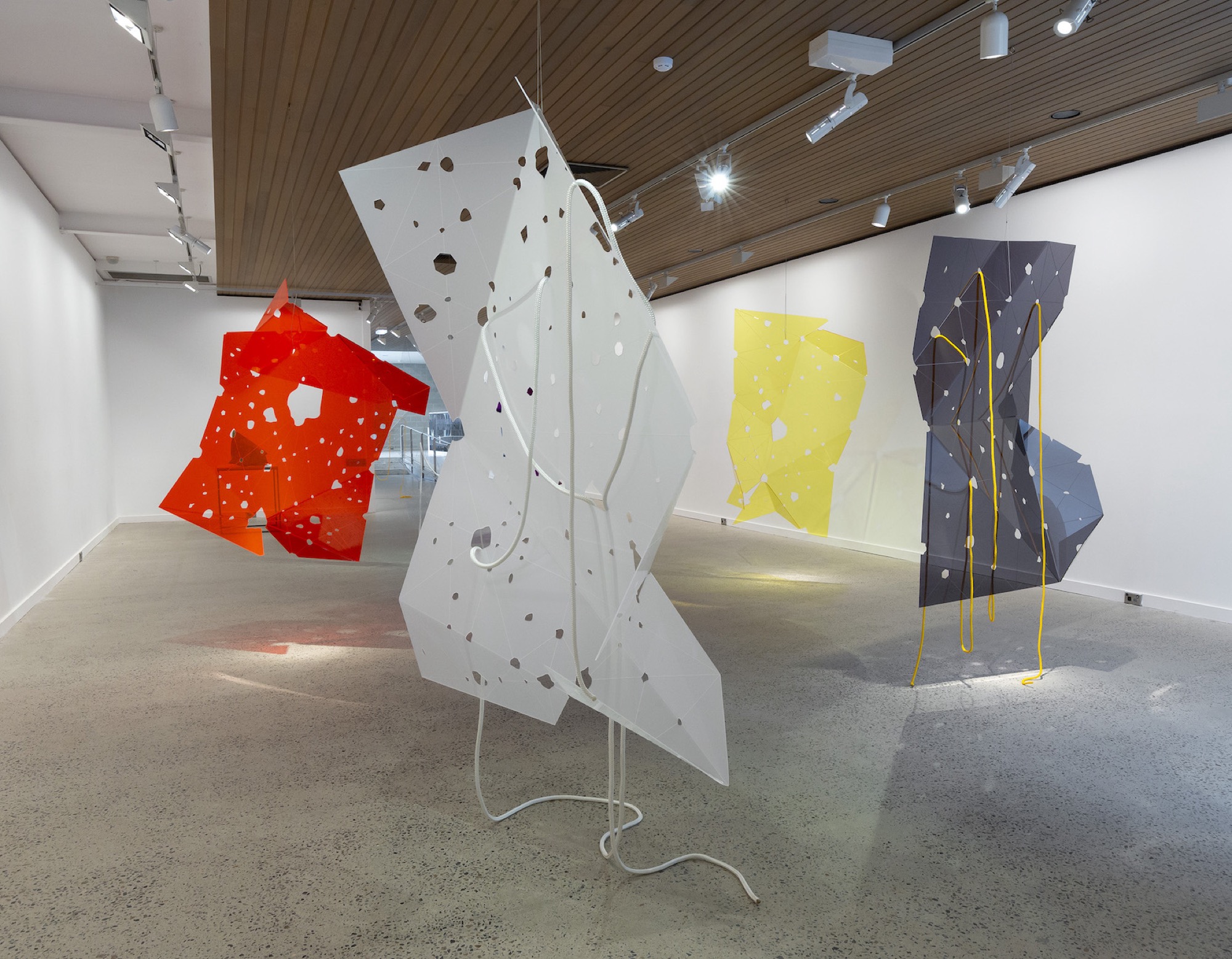 Installation view of Anne-Marie May, <em>Inside Out: Space and Process</em>, 2020, Courtesy McClelland Sculpture Park + Gallery. Photo: Christian Capurro