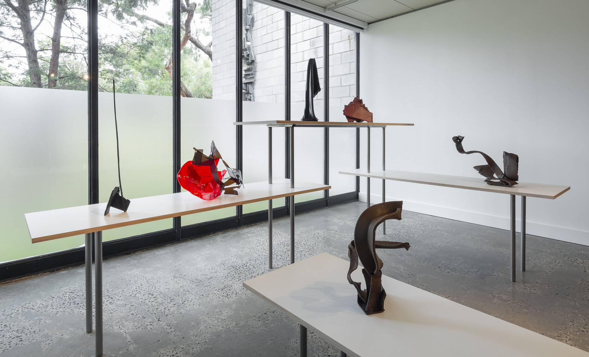 Installation view of Erwin Fabian and Anne-Marie May, <em>Inside Out: Space and Process</em>, 2020, Courtesy McClelland Sculpture Park + Gallery. Photo: Christian Capurro