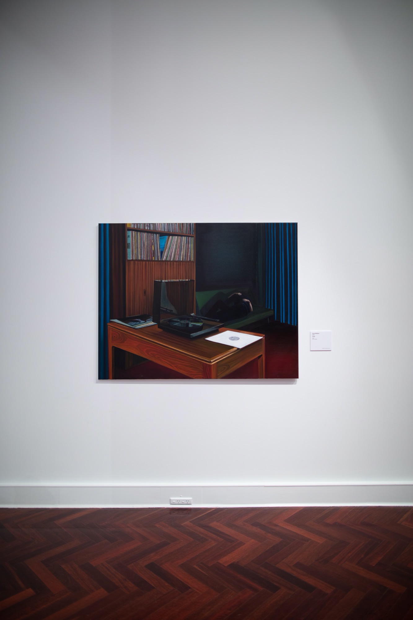 Anne Wallace, Vinyl, 2004. Oil on canvas, 114 x 146 cm. Courtesy of the Art Gallery of Ballarat.