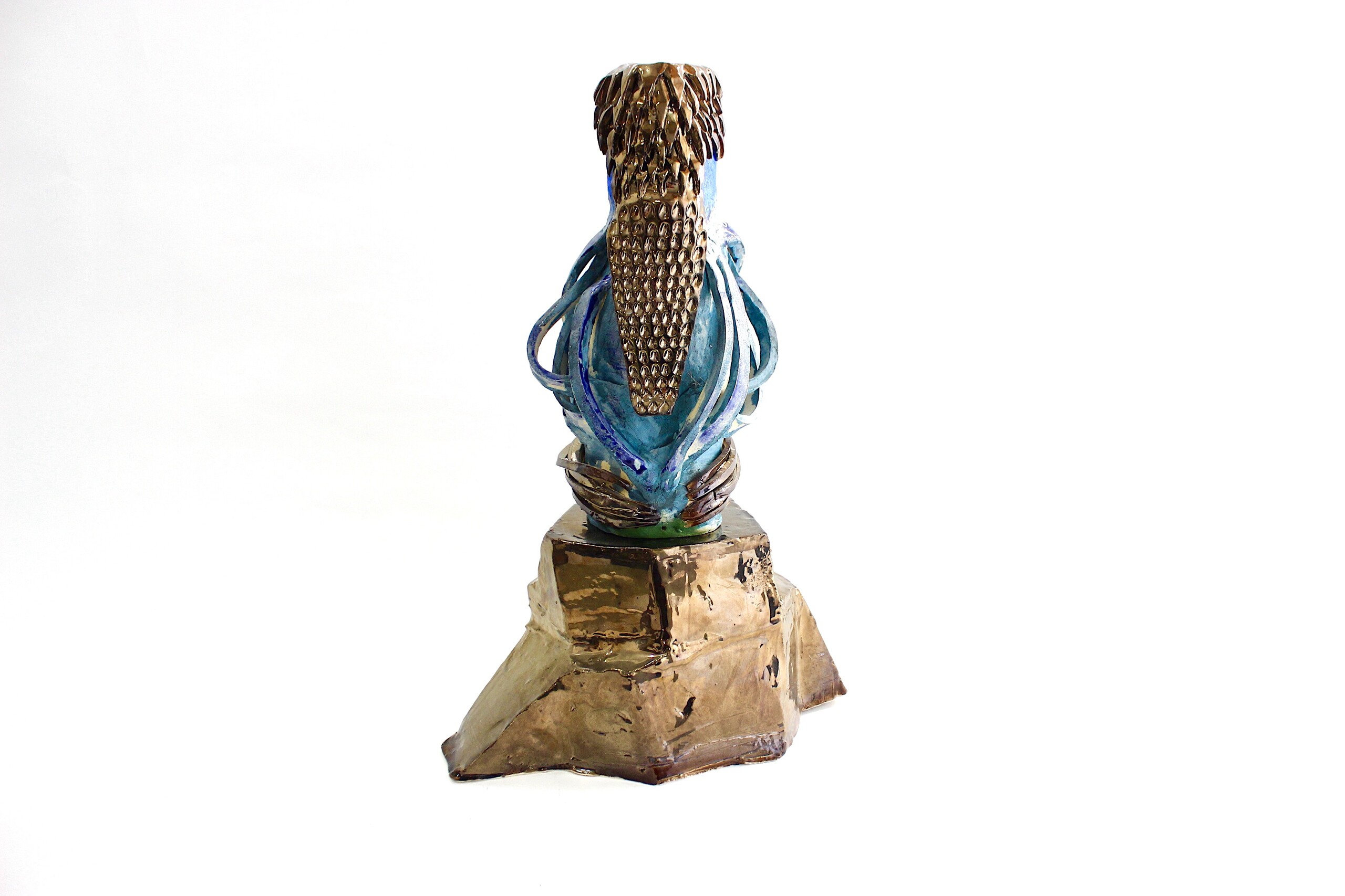 Ara Dolatian, <em>Enki</em> (2022). Glazed ceramics. Photo: Ara Dolatian and Simon Strong