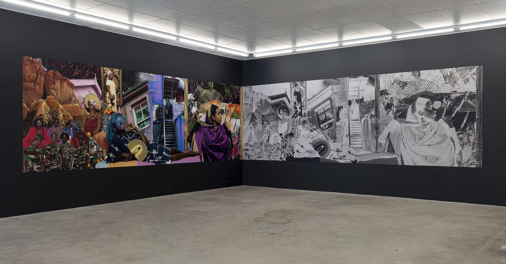 Installation view of Atong Atem’s <em>Everything in Remission</em> at Gertrude Contemporary, 2022. Image: Christian Capurro. Courtesy of Gertrude and the artist.