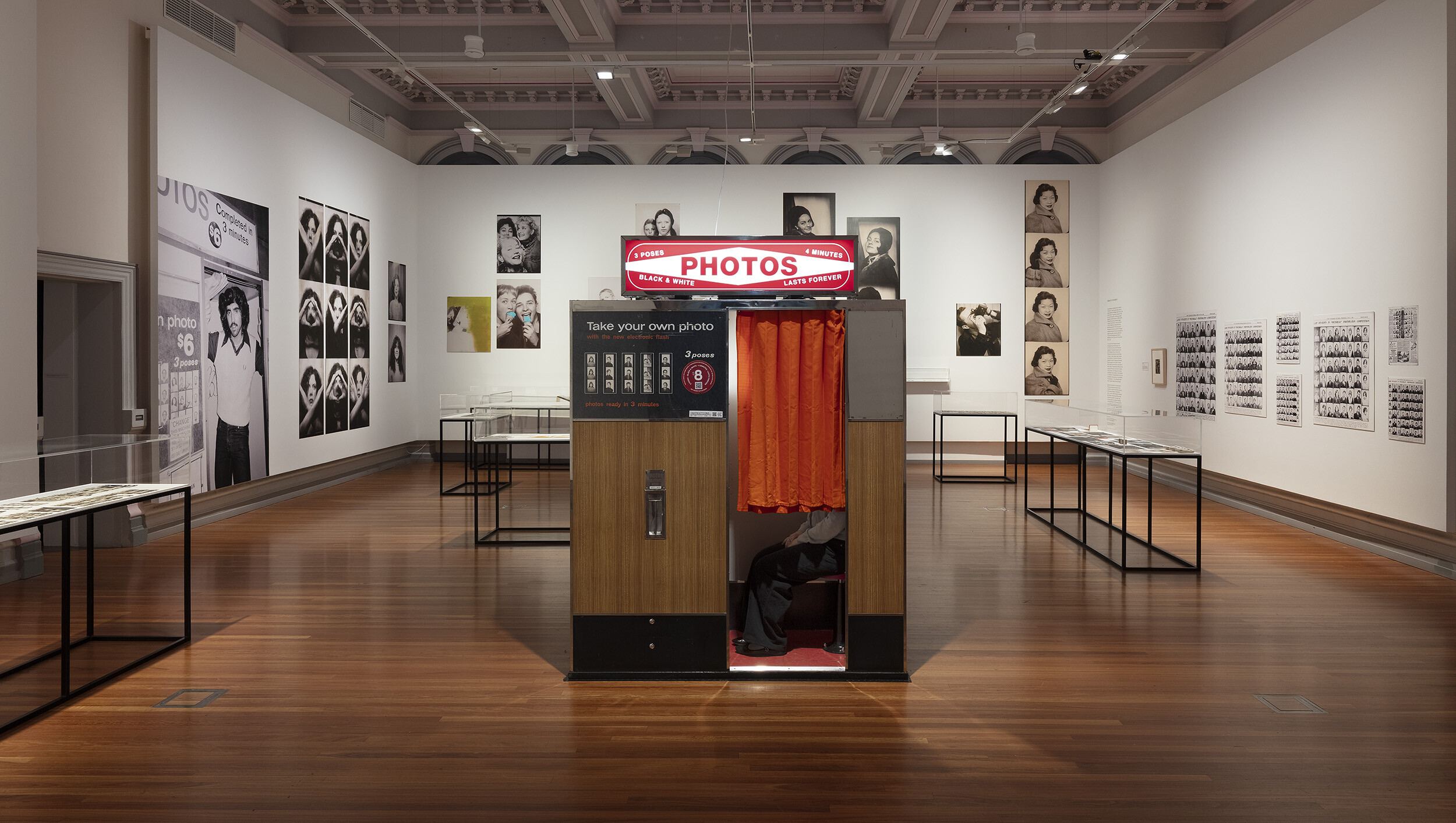<p><em>Metro Auto Photo, Photo-Me Model 17</em>, c. 1967 in <em>Auto-Photo: A Life in Portraits, RMIT Gallery</em>, Melbourne, 2025. Photo: Christian Capurro.</p>
