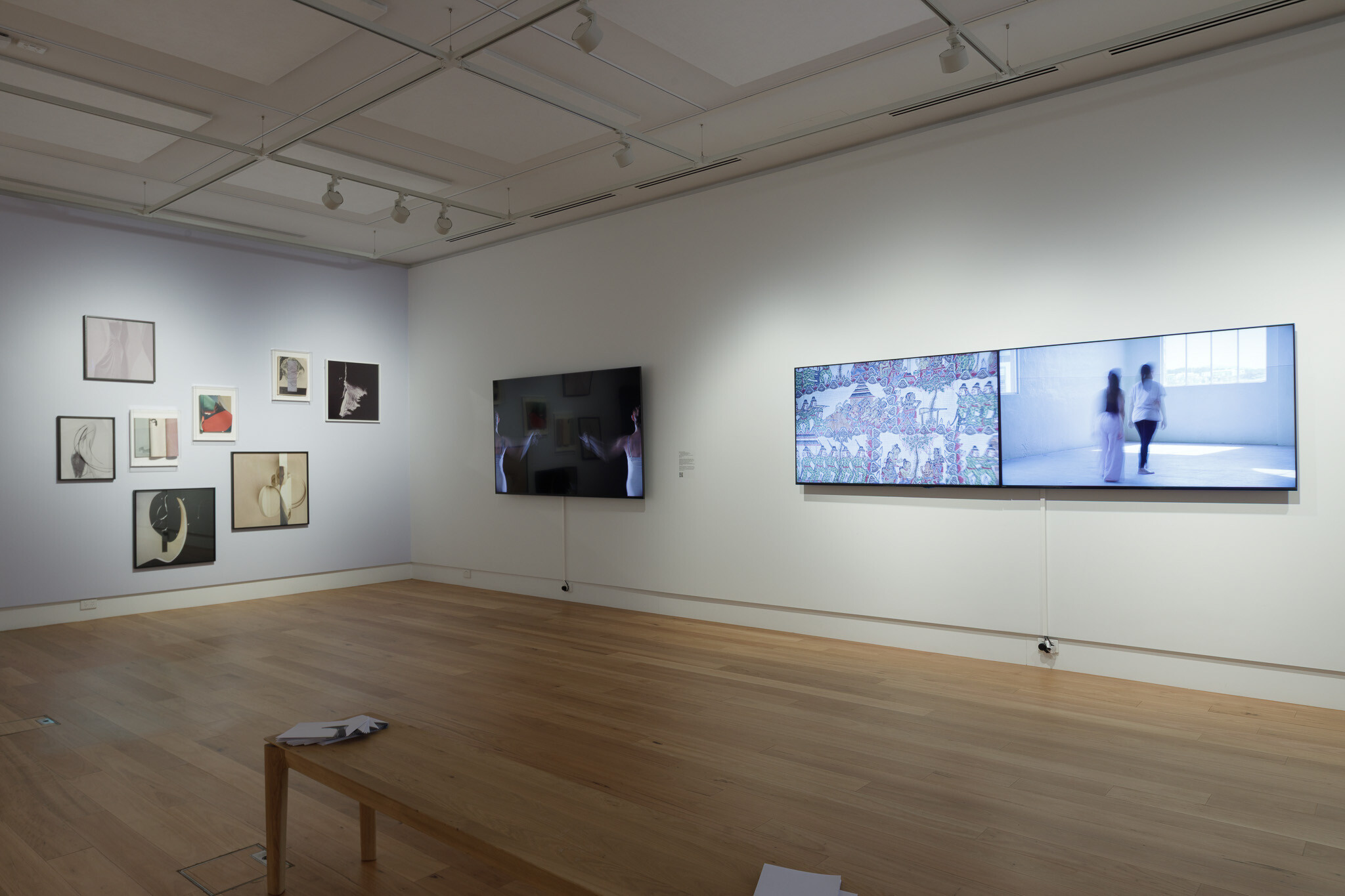 <p>Installation view of <em>Beyond the Ballerina</em>, Wyndham Art Gallery, 2025. Photo: James Henry.</p>