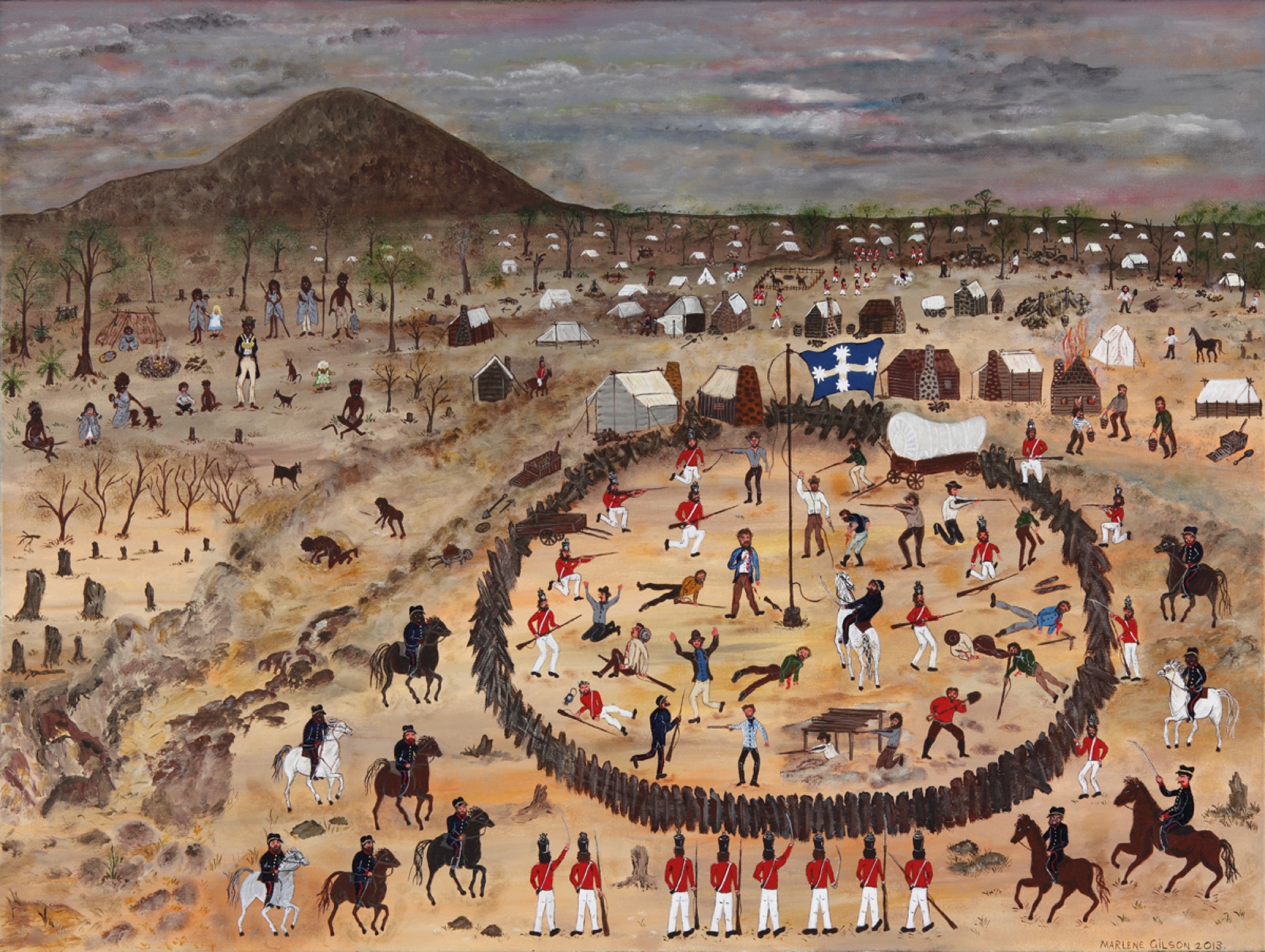 Marlene Gilson, <em>Mount Warrenheip and Eureka Stockade</em>