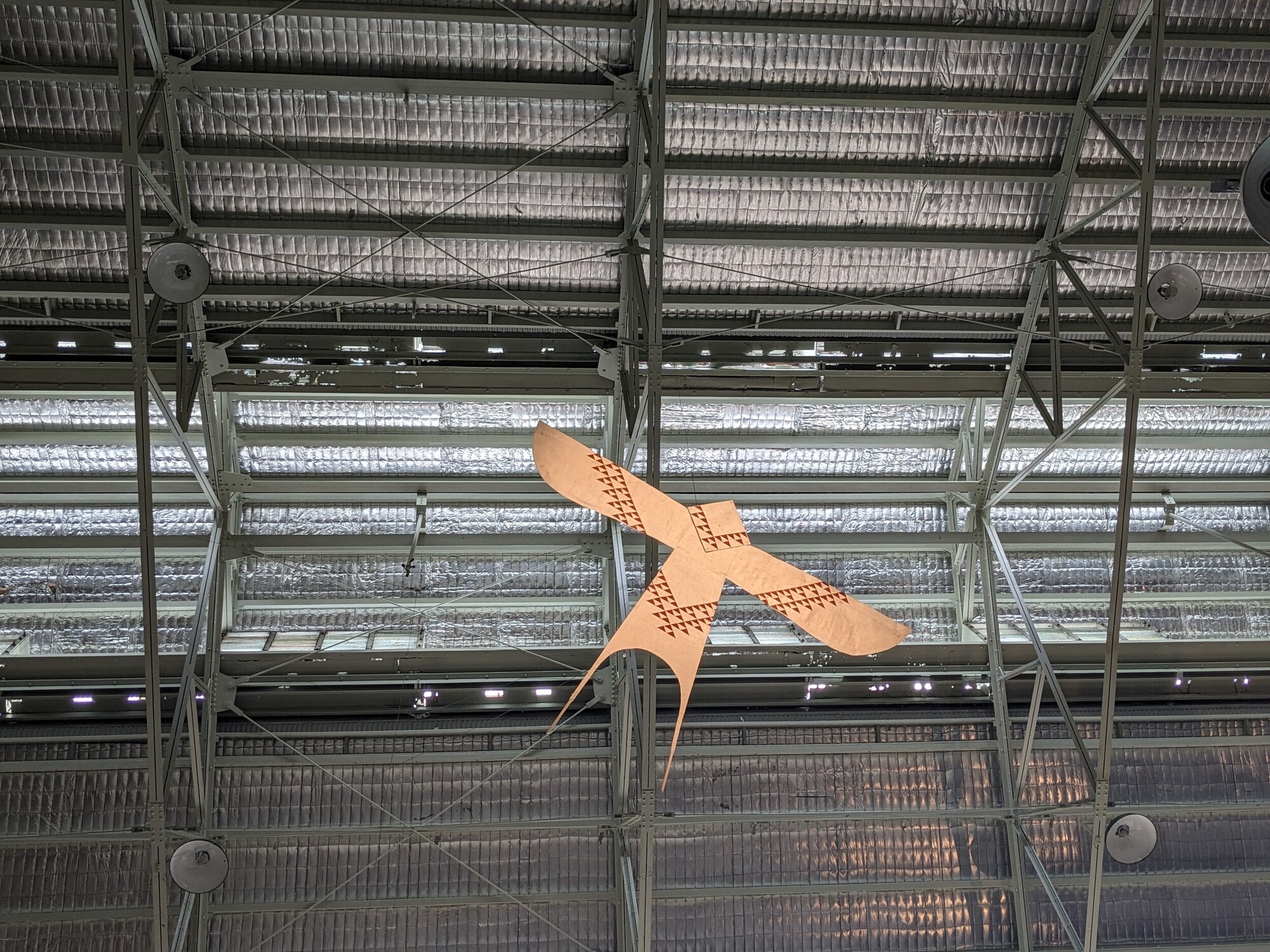 <p>HInatea Colombani, Moeder and Nikau Hindin, Aute (1), 2023. 24th Biennale of Sydney, <em>Ten Thousand Suns</em>, White Bay Power Station. Photo by Nick Croggon.</p>