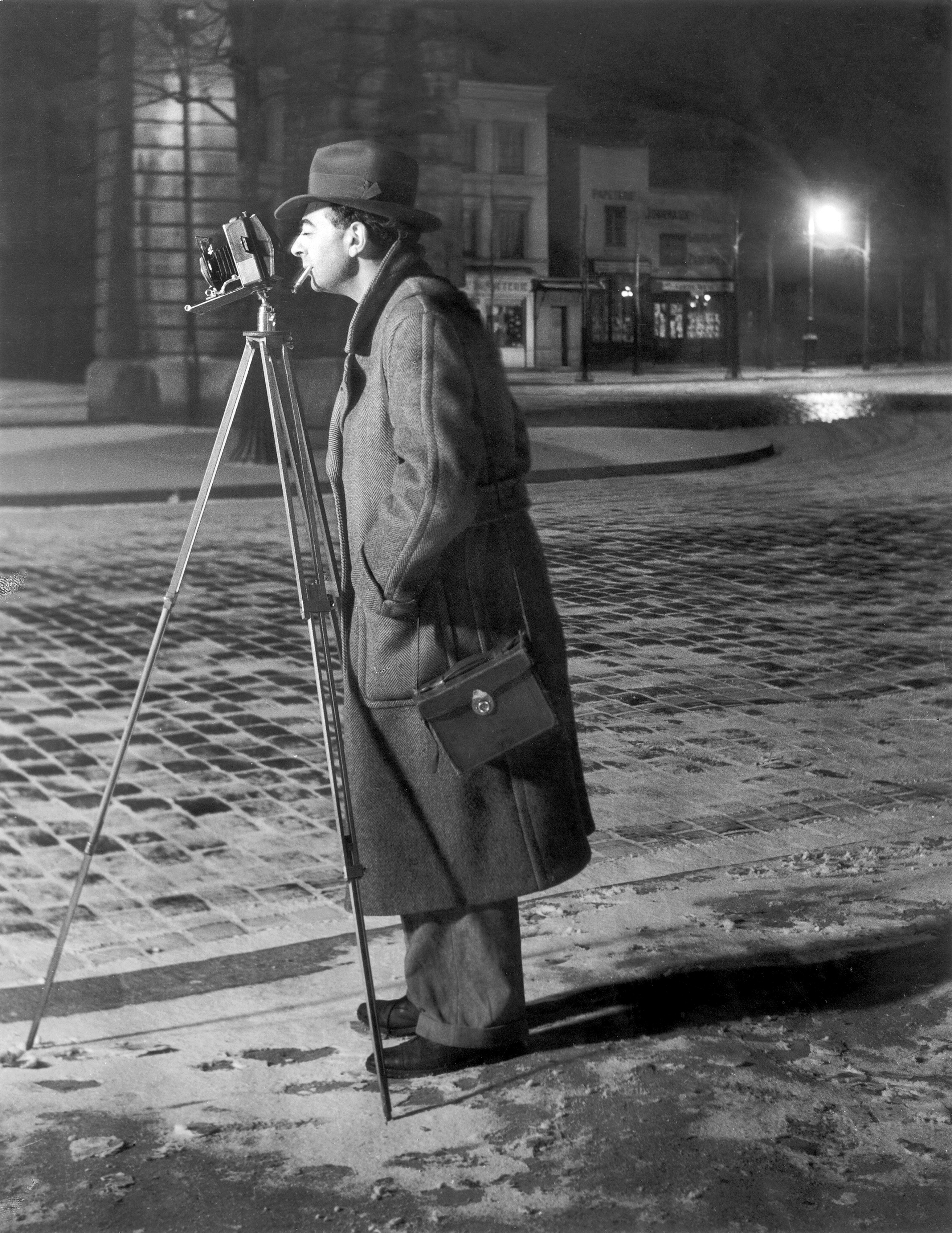 <p>Brassaï, <em>Autoportrait, Boulevard Blanqui, Paris </em>c. 1931, gelatin silver print, 29.7 x 23 cm. © Estate Brassaï Succession — Philippe Ribeyrolles</p>
