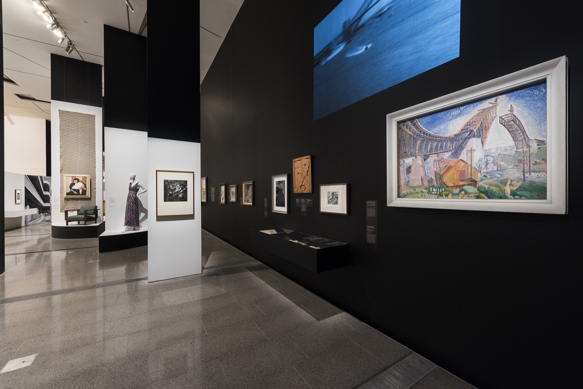 <em>Brave New World: Australia 1930s</em>, installation view, NGV Australia, courtesy NGV.