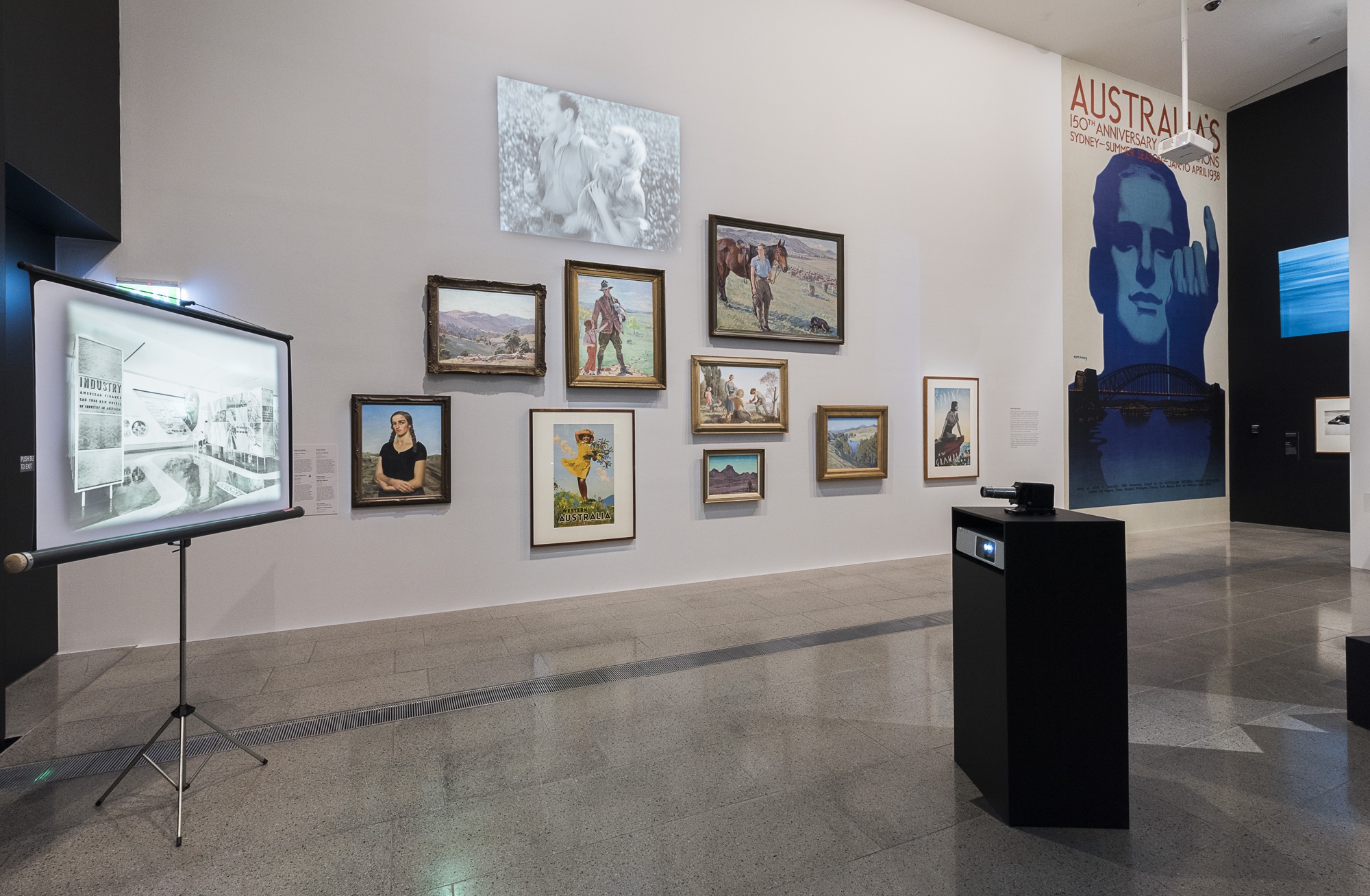 <em>Brave New World: Australia 1930s</em>, installation view, NGV Australia, courtesy NGV.