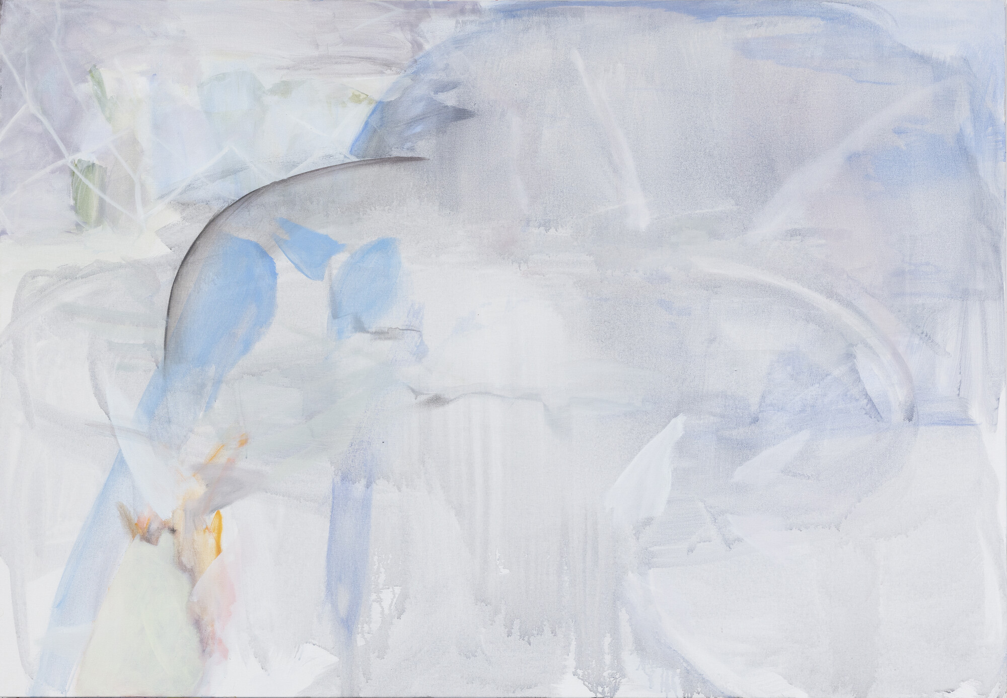 Catherine Clayton Smith, <em>Prey</em>, 2022, Acrylic on canvas, 198 x 138 cm. Image courtesy of Chalkhorse. Photo: Simon Hewson