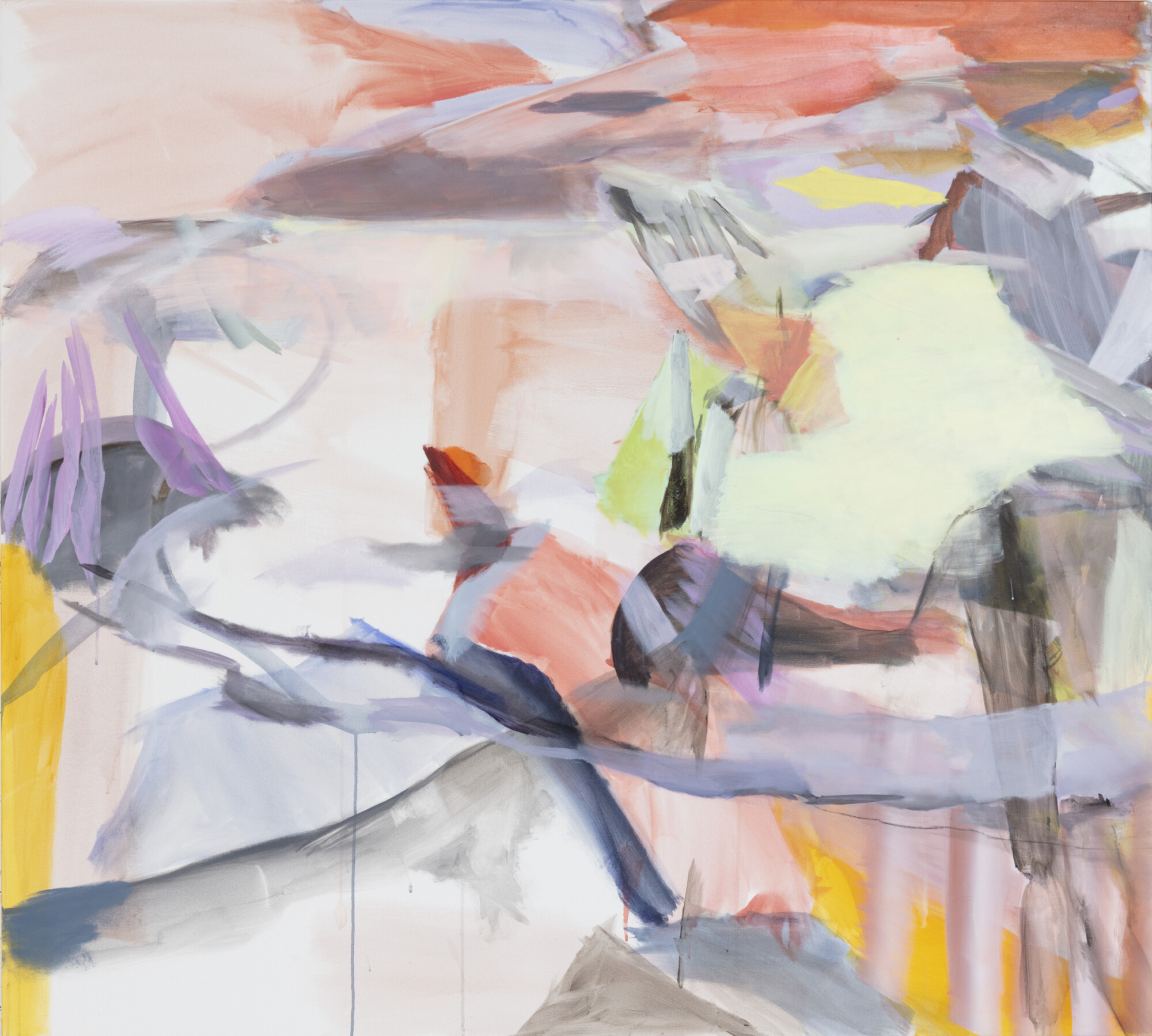 Catherine Clayton Smith, <em>Possess</em>, 2022, Acrylic on canvas, 198 x 138 cm. Image courtesy of Chalkhorse. Photo: Simon Hewson