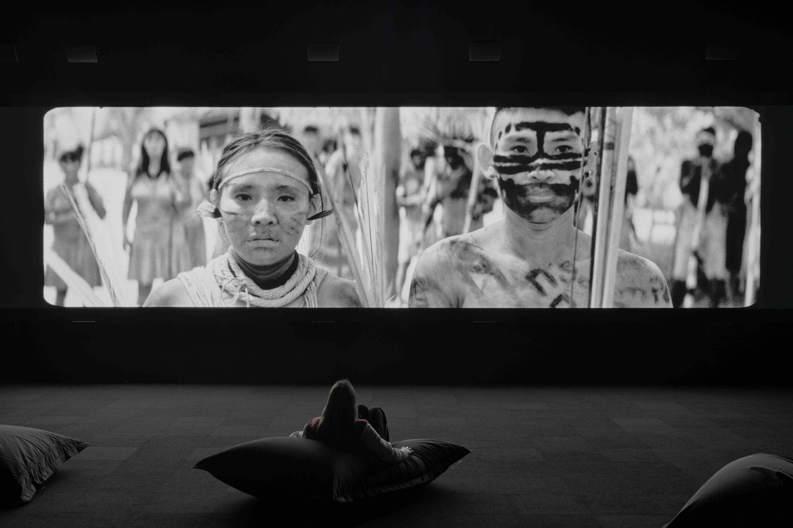 Installation view of Richard Mosse, <em>Broken Spectre</em>, 2018-2022. NGV International, Melbourne. Image: Tom Ross