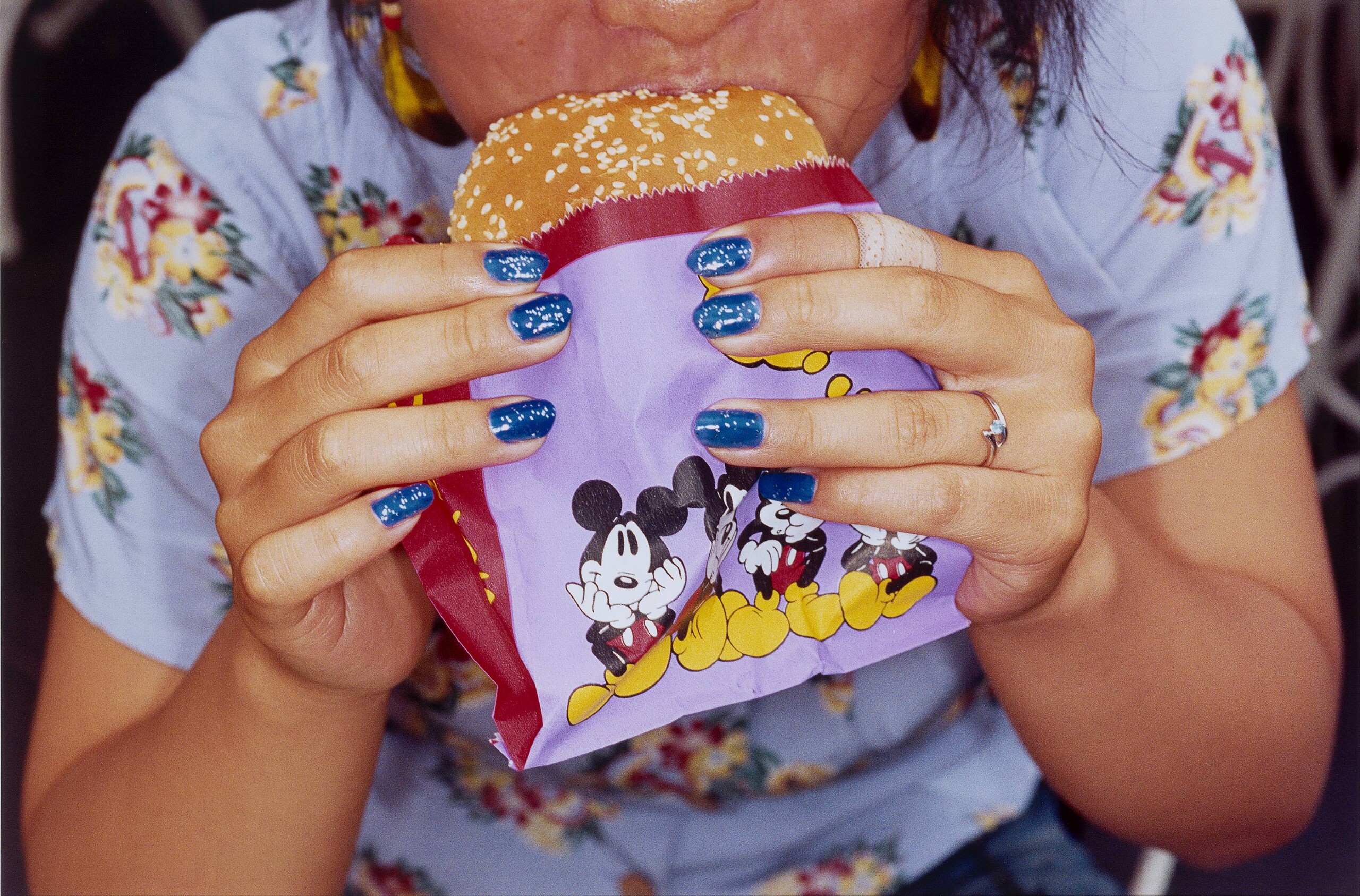 Martin Parr, <em>Common sense 76</em>, 1997 (I printed 1999 from the Common sense series 1995-99). Type C photograph, 104.3 × 156.6 cm (image and sheet). National Gallery of Victoria, Melbourne.