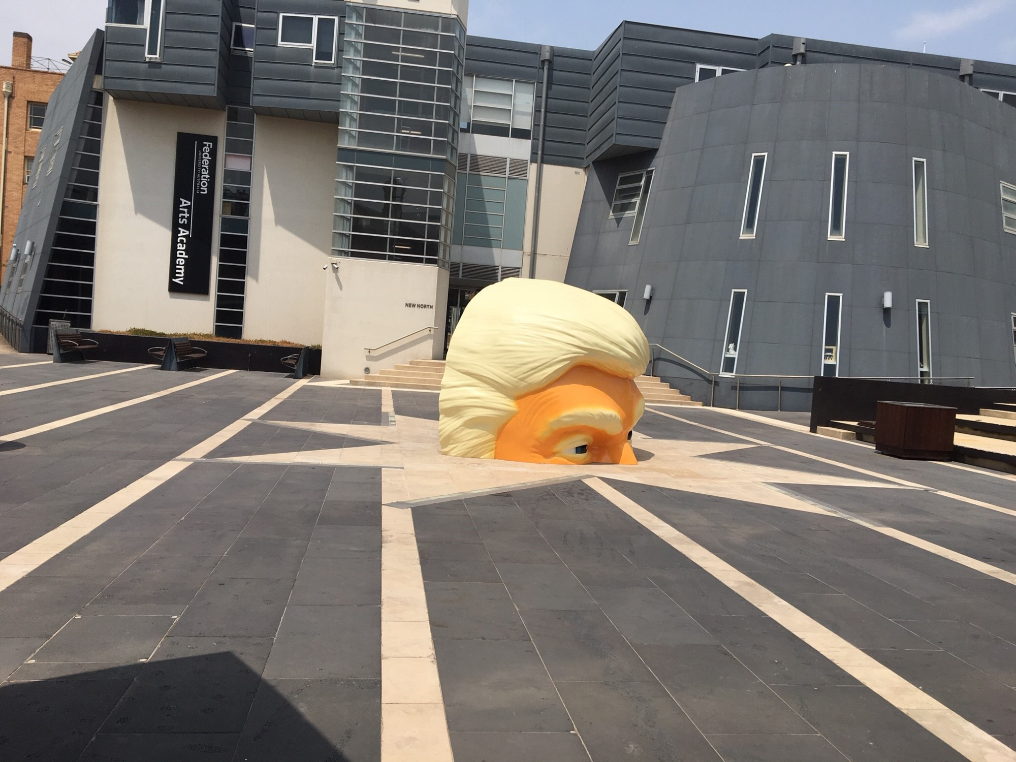Callum Morton, <em>Monument #32: Helter Shelter</em>, 2018, Alfred Deakin Place, Ballarat.