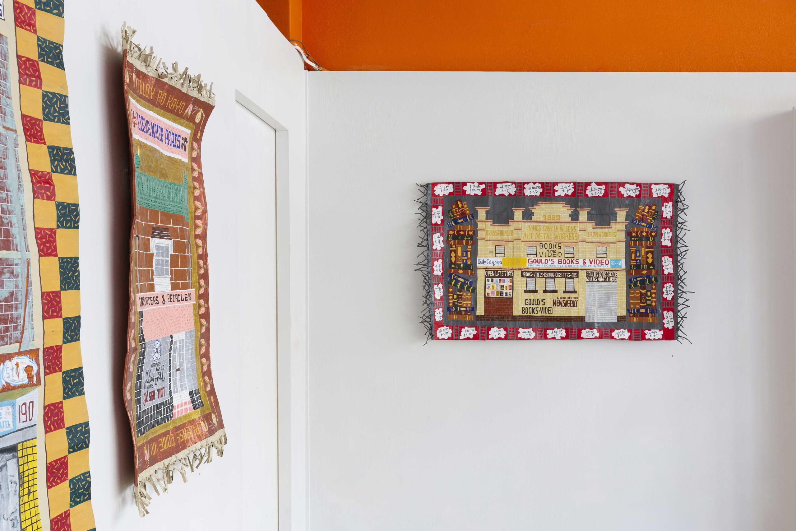 Installation view of Raquel Caballero, <em>Carpet Diem</em> at Our Neon Foe. Image courtesy of the artist. Photo: Jek Maurer.
