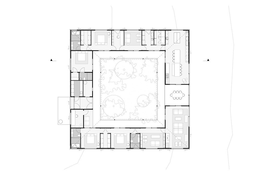 <p>Plan view of Carrickalinga Shed, 2023, by Architects Ink and Landskap.</p>