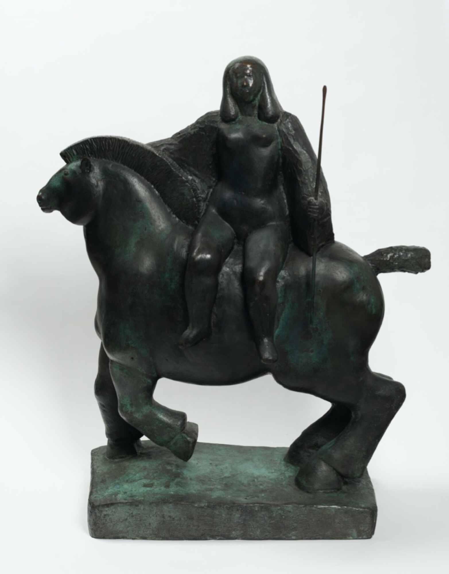 Julius Kane, <em>Equestrienne,</em> 1952, bronze cast, edition of two, 92.3 x 75.7 x 32.0 cm. Collection of McClelland. Photo: Christian Capurro