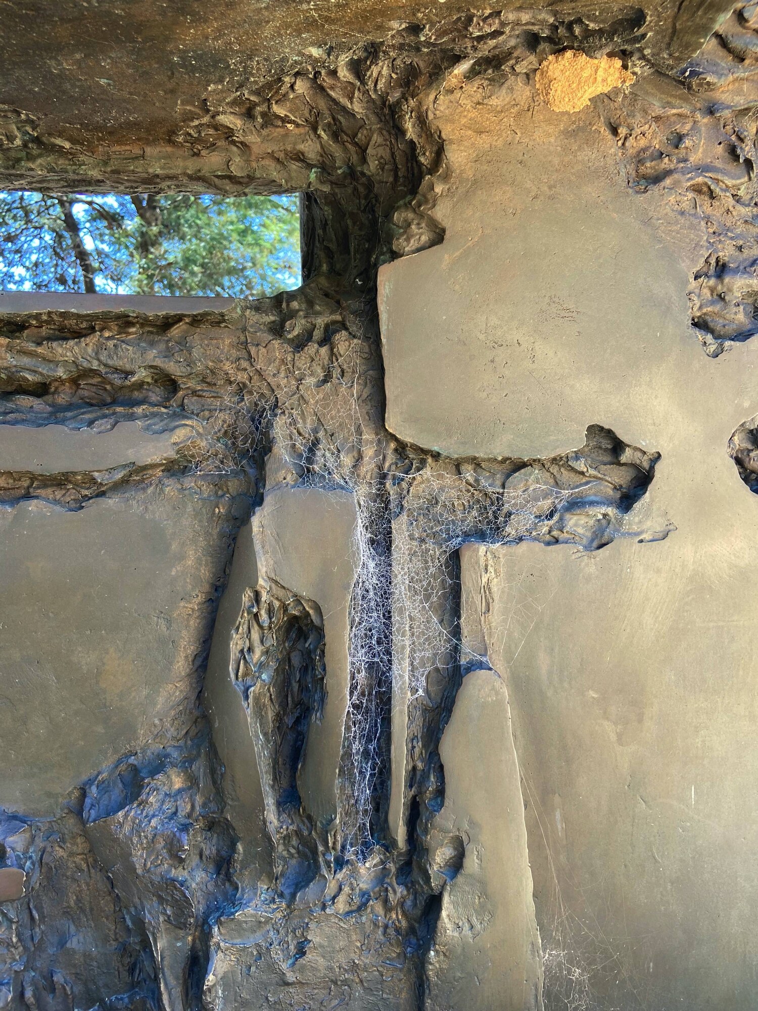 Detail of Norma Redpath, <em>Desert Arch,</em> 1964, cast 1968, bronze, 219.0 x 287.0 x 92.0 cm. Collection of McClelland. Photo: Anna Parlane