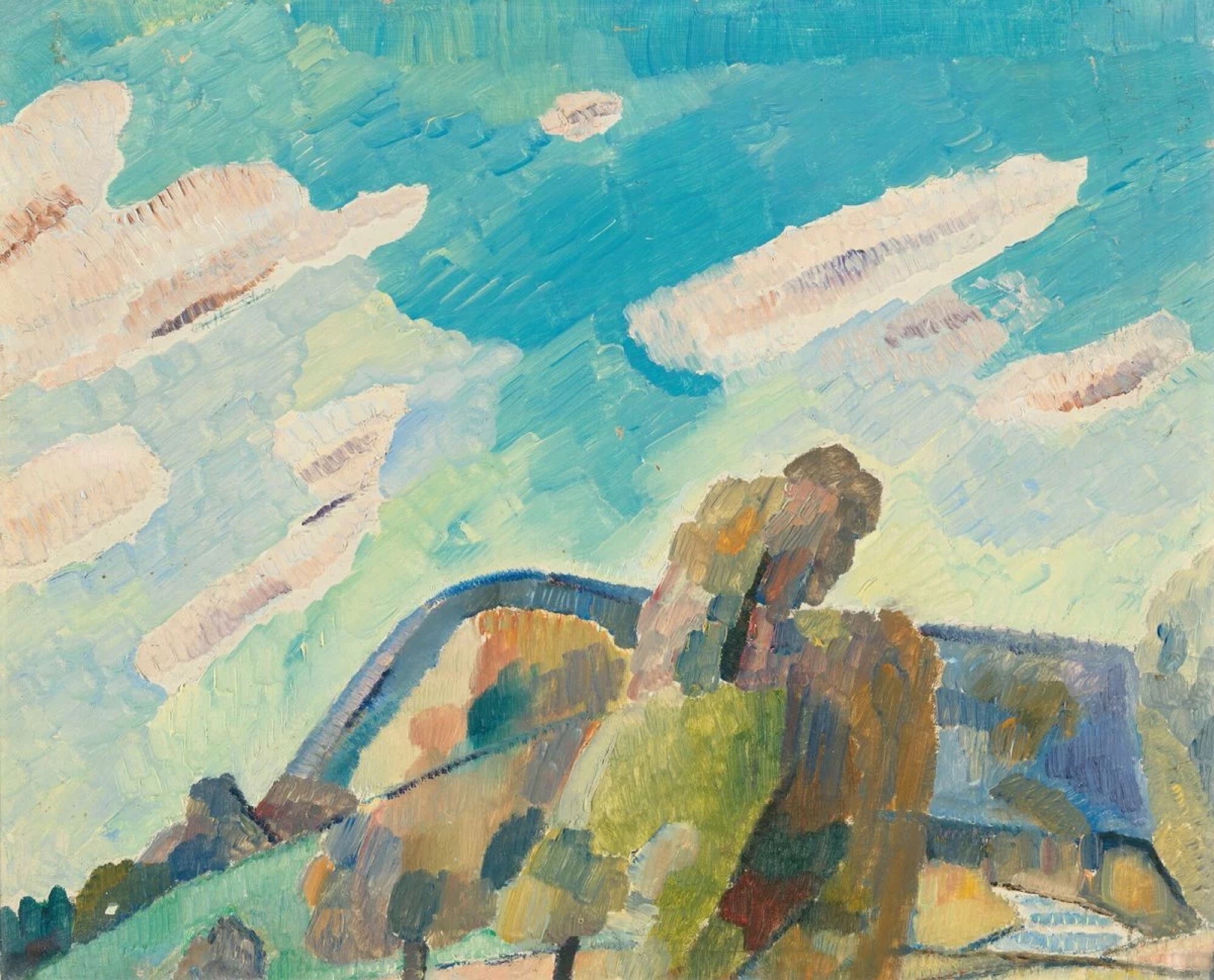 <p>Grace Cossington Smith, Recto (A): <em>Skillion</em>; Verso (B): <em>Not titled (Landscape)</em>, c 1931, National Gallery of Australia, Kamberri/Canberra, purchased 1976 © Estate of Grace Cossington Smith</p>