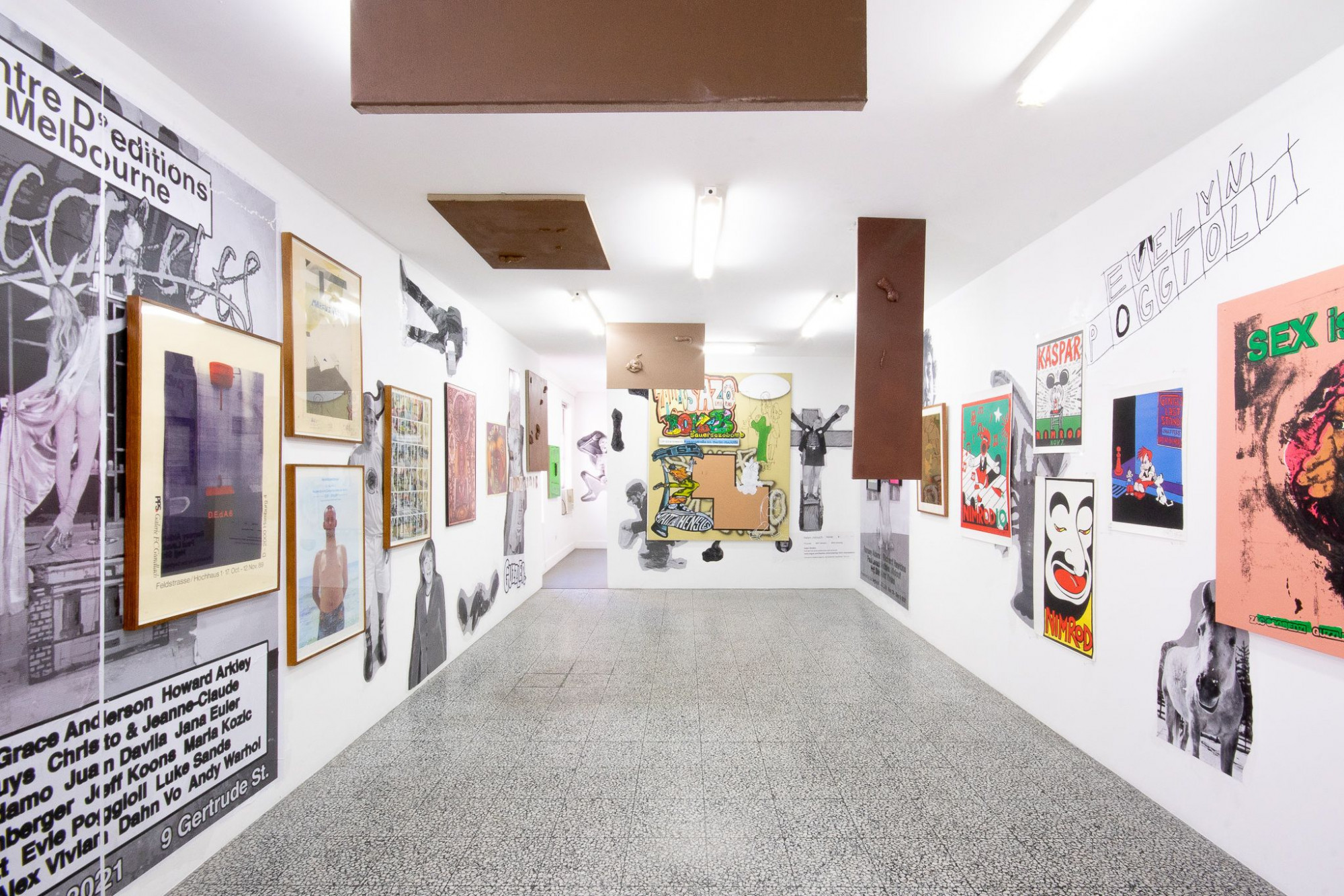Installation view, <em>The Show About the Show</em>, 2021, Neon Parc, Melbourne. Photo: Madé Spencer-Castle.