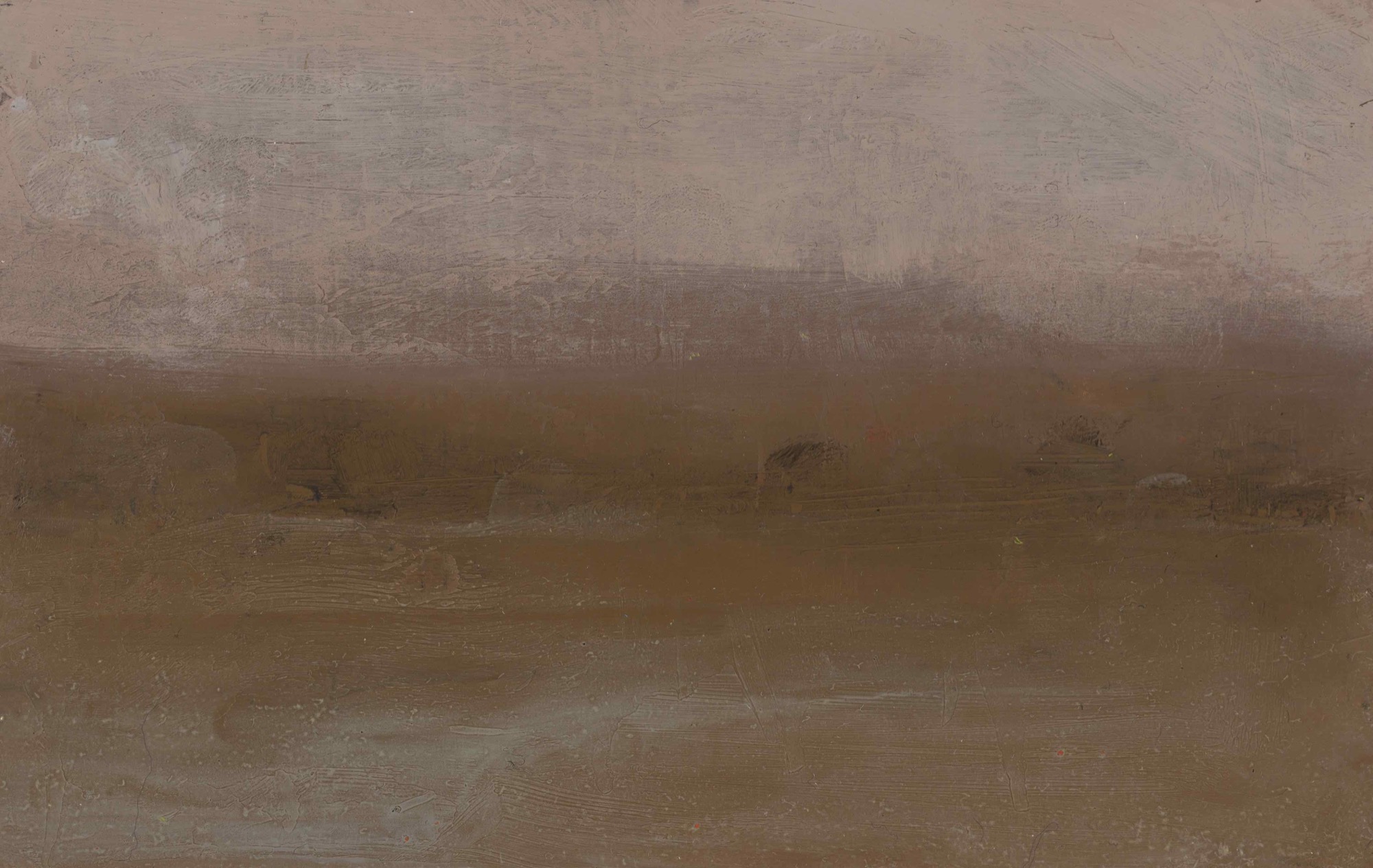 John Scurry, <em>Cattle</em>, 2018, oil on cardboard, 9 x 15cm. Photograph: Andrew Curtis.