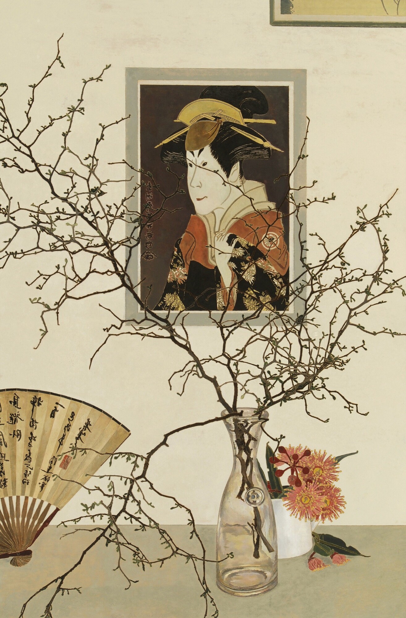 <p>Cressida Campbell, <em>Still life with Ukiyo-e print,</em> 2008. Unique woodblock print. Private collection © Cressida Campbell. Image courtesy of Cressida Campbell and Philip Bacon Galleries, Brisbane.</p>