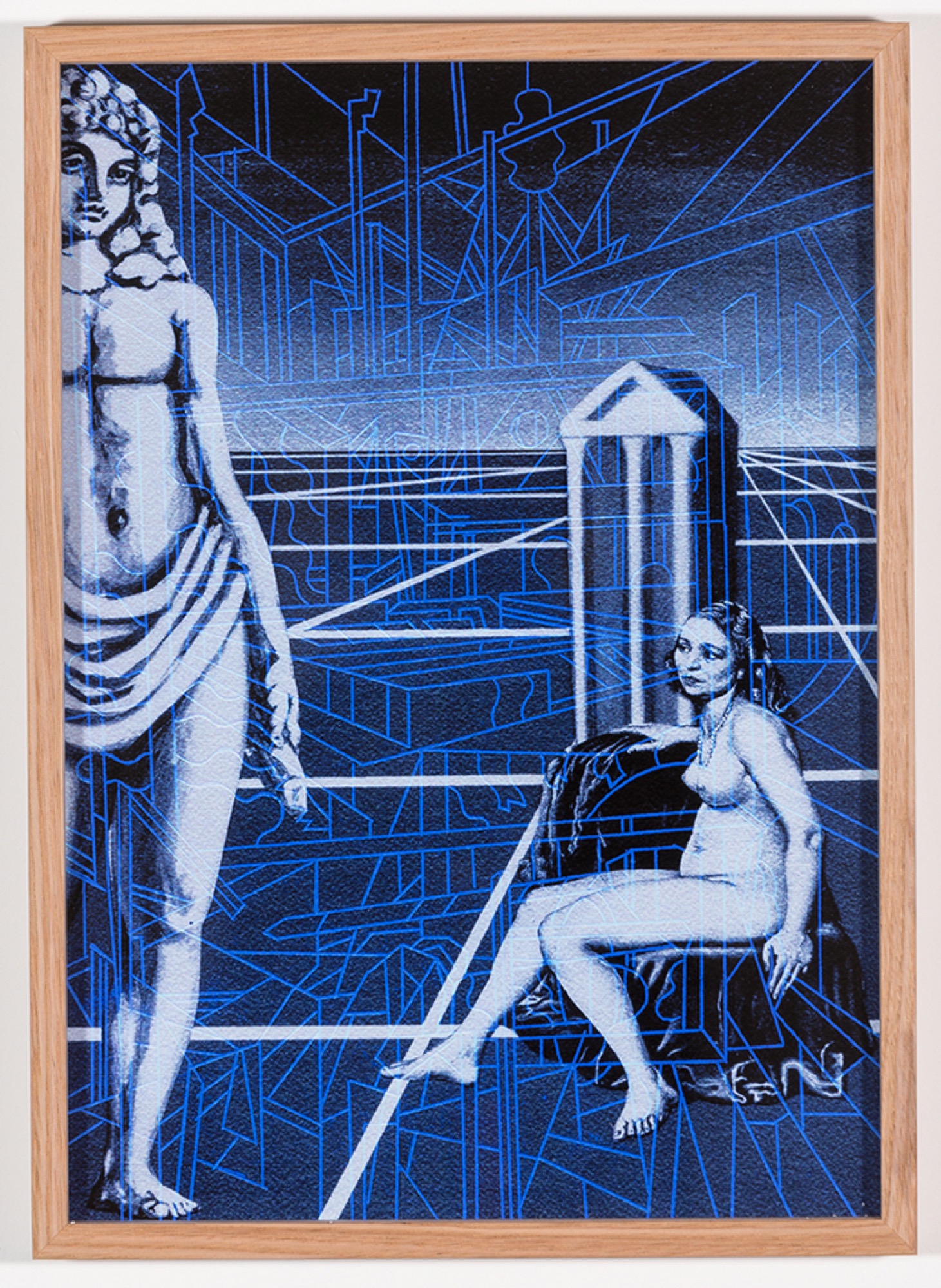 Raafat Ishak and Damiano Bertoli, <em>The Departure of the Sage</em>, 2017. Pigment print on Somerset Museum Rag, 42 x 29.7cm. Courtesy Sutton Gallery. Photo: Andrew Curtis.