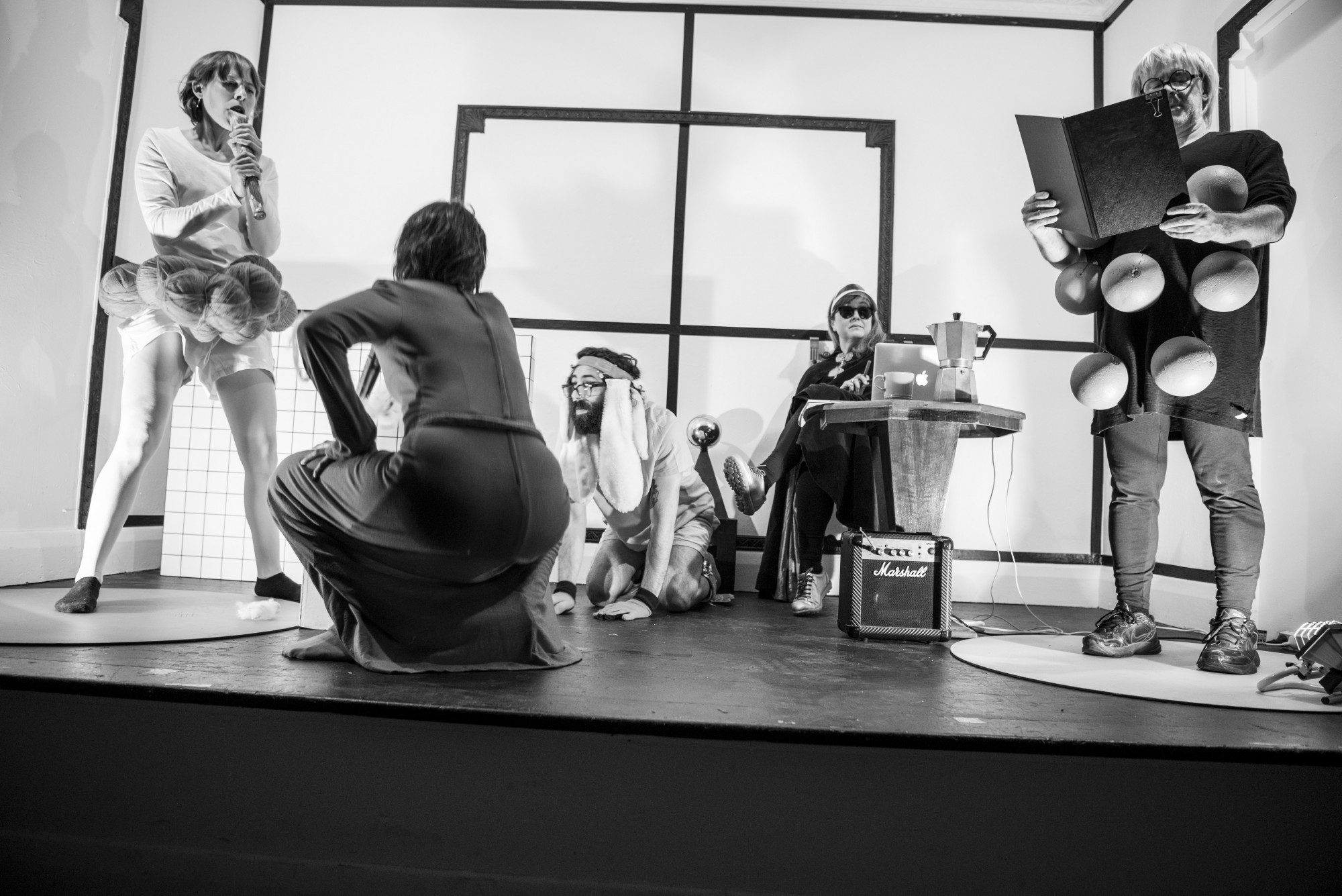 Damiano Bertoli, <em>Le Désir/Dejeuner</em>, 2018, Melbourne Art Theatre, curated by John Nixon. Photograph: Yanni Florence.