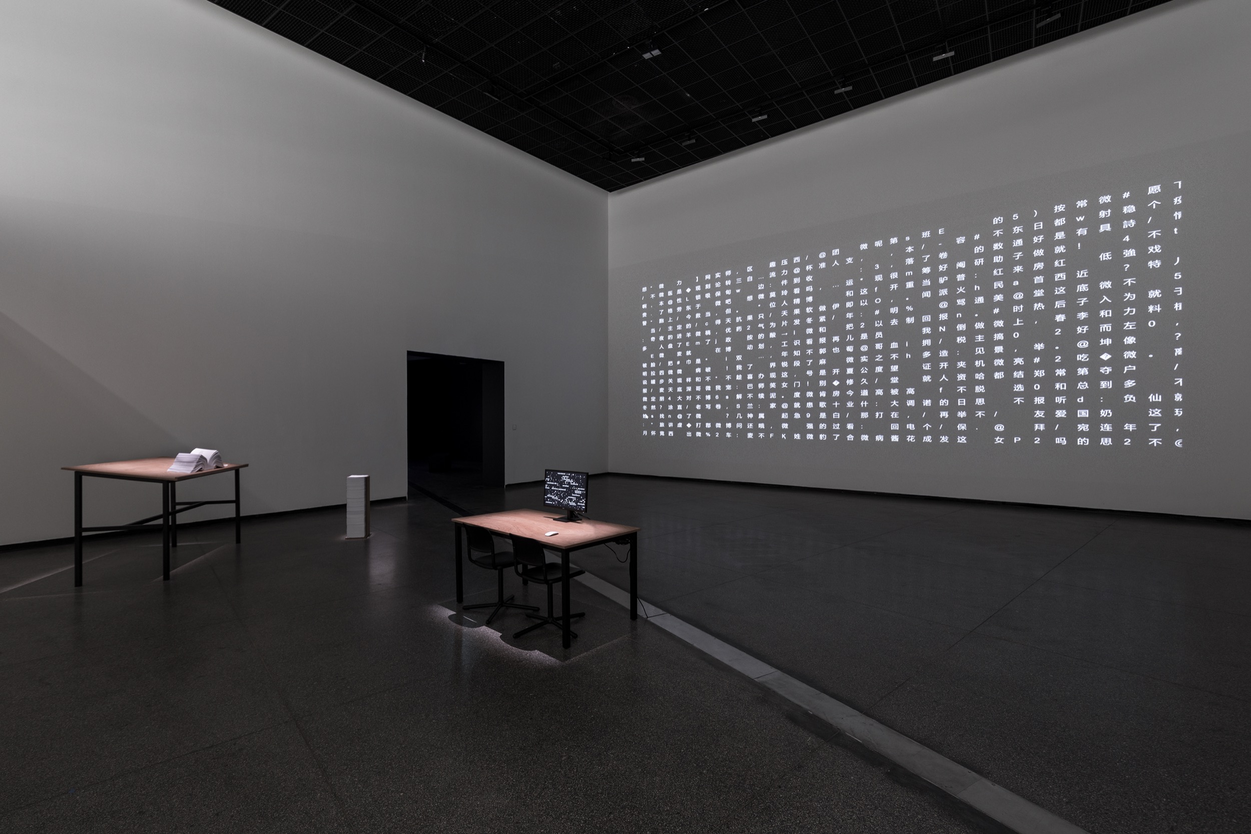 Winnie Soon, <em>Unerasable Characters I</em> 2022, installation view, Australian Centre for Contemporary Art, Melbourne. Courtesy the artist. Photograph: Andrew Curtis
