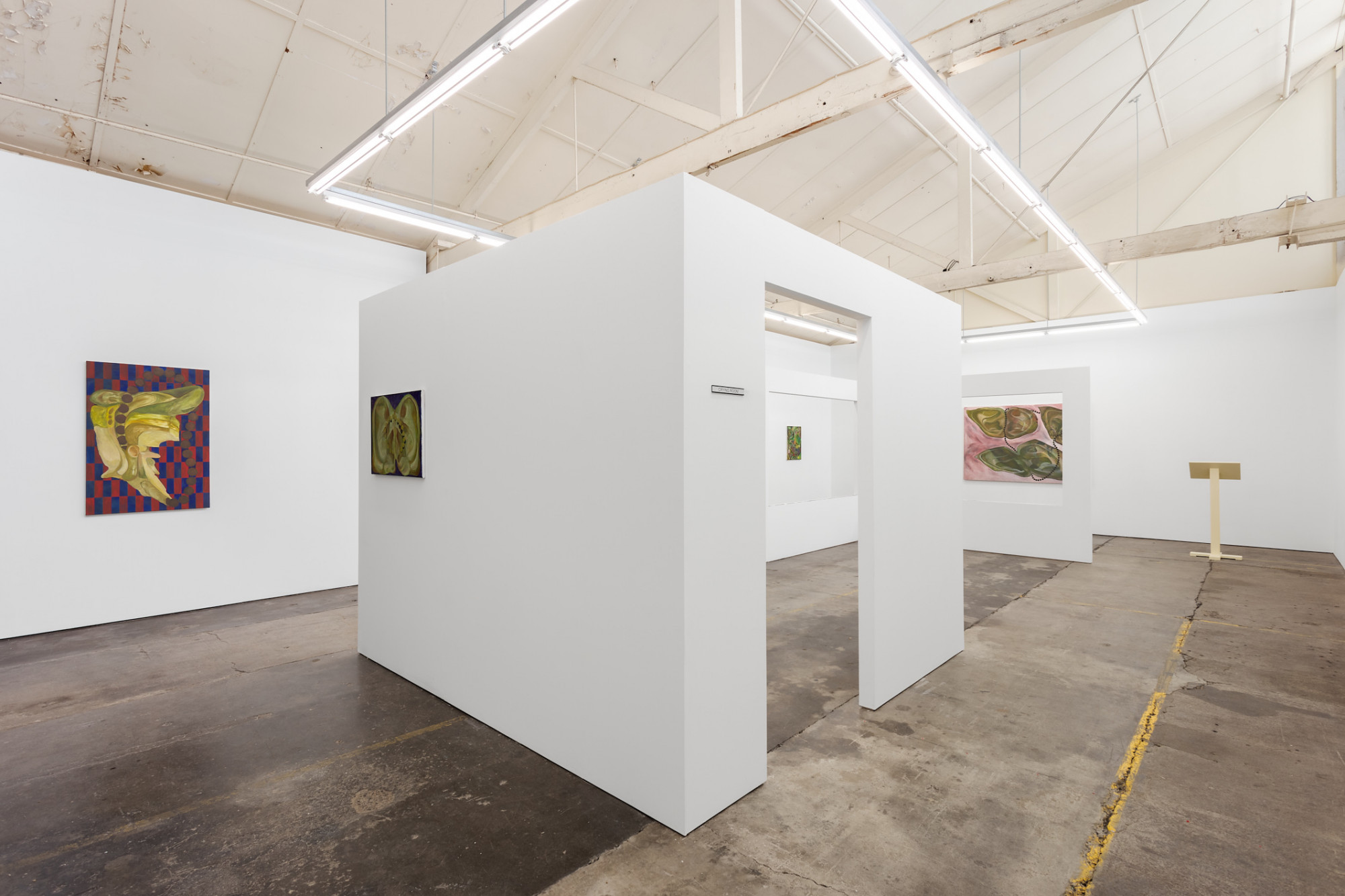 David Egan, <em>Green Seeks Little Attention</em>, 2021. Exhibition installation view. Courtesy the artist and Haydens, Melbourne. Photo: Christo Crocker.
