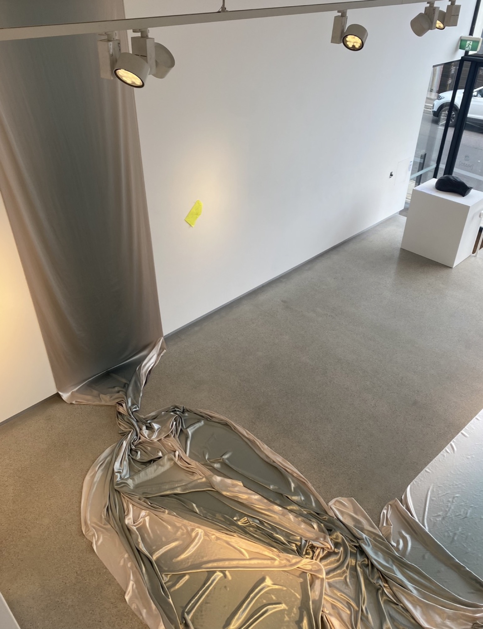 Installation view of Sophia Whitney Hewson, <em>Divided Subject</em>, 2021, Exhibition, MARS Gallery, Melbourne. Photo: Sofia Skobeleva