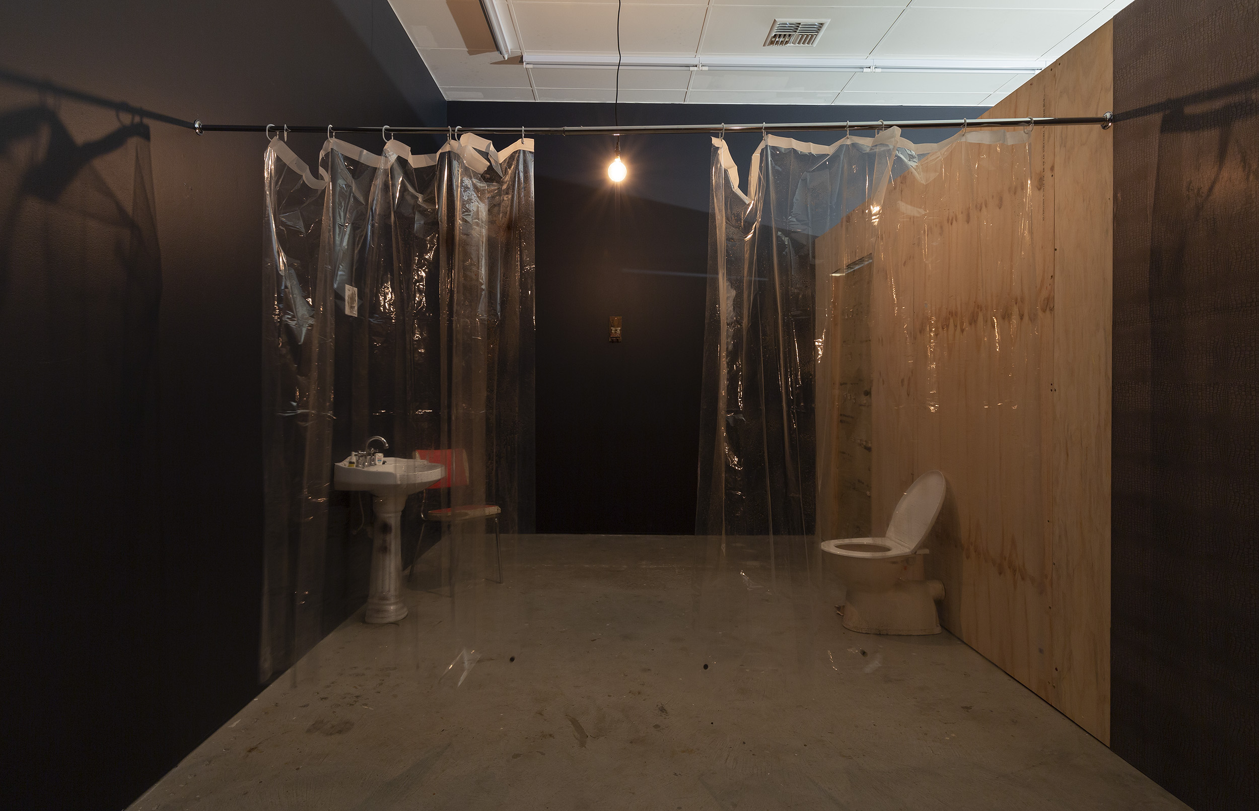 Installation view of Archie Moore’s Dwelling (Victorian Issue), presented at Gertrude Contemporary, 2022. Photo: Christian Capurro
