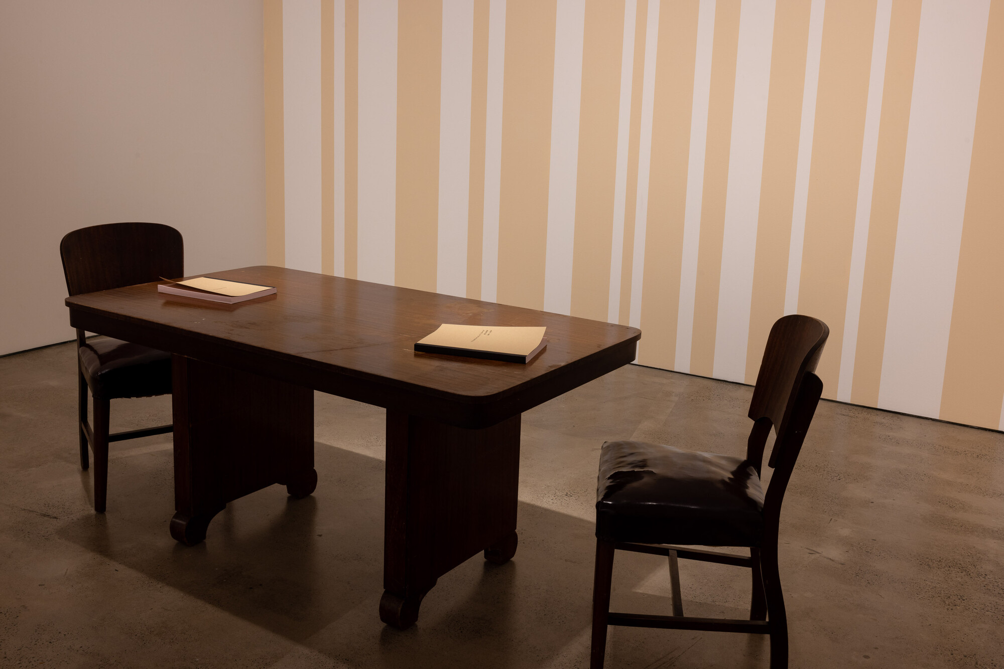 Elizabeth Pulie, <em>#117 (Survey)</em>, 2022, UNSW Galleries, Sydney, installation view. Photo: Daniel Boud