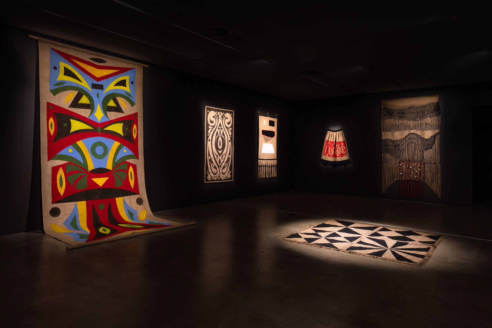 Elizabeth Pulie, <em>#117 (Survey)</em>, 2022, UNSW Galleries, Sydney, installation view. Photo: Jacquie Manning