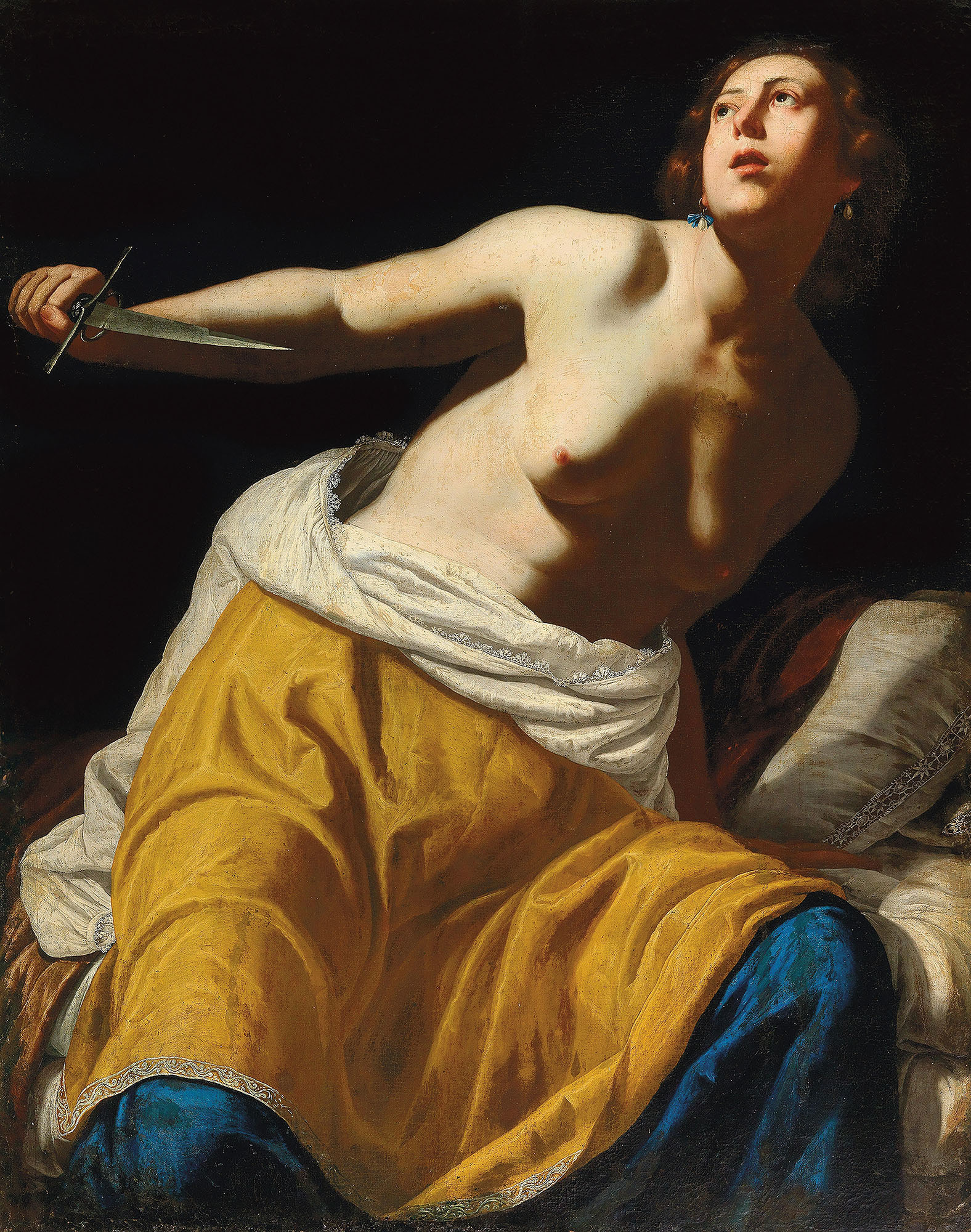 Artemisia Gentileschi, <em>Lucretia</em>, c.1630-35, oil on canvas. Private collection. Courtesy of Hamilton Gallery.